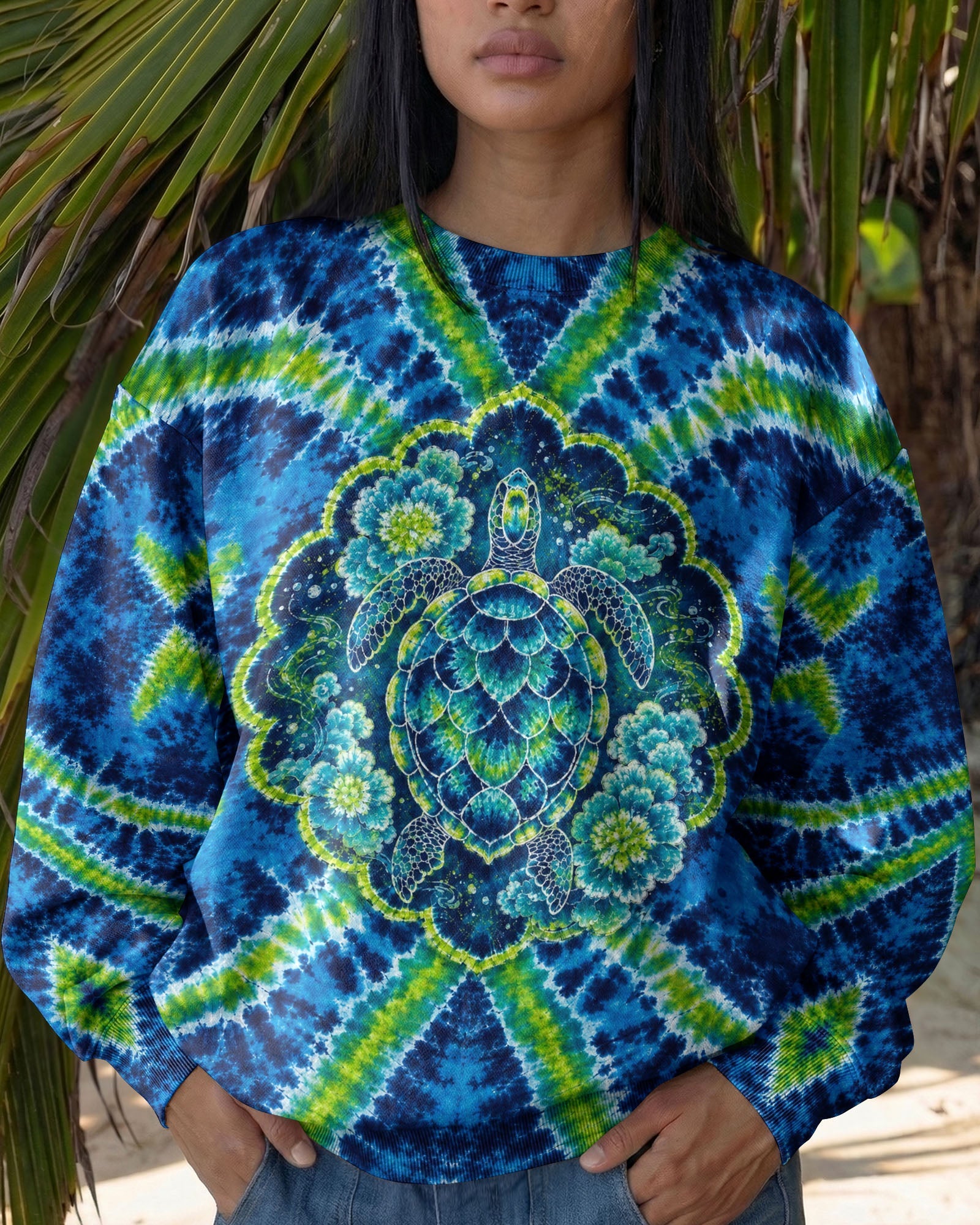 SEA TURTLE OCEAN BLOOM ALL OVER PRINT - KMTM1806263