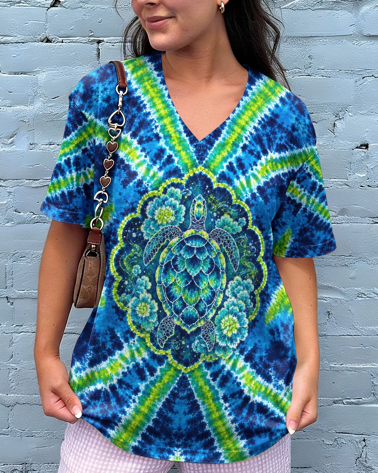 SEA TURTLE OCEAN BLOOM ALL OVER PRINT - KMTM1806263