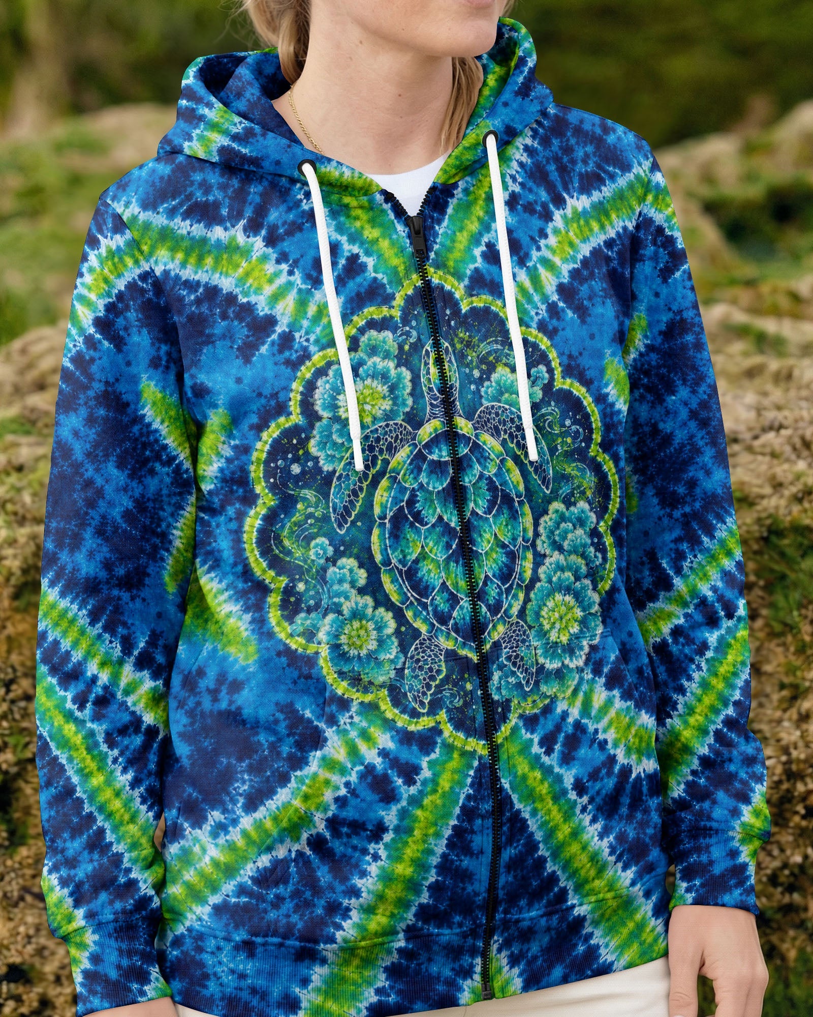 SEA TURTLE OCEAN BLOOM ALL OVER PRINT - KMTM1806263