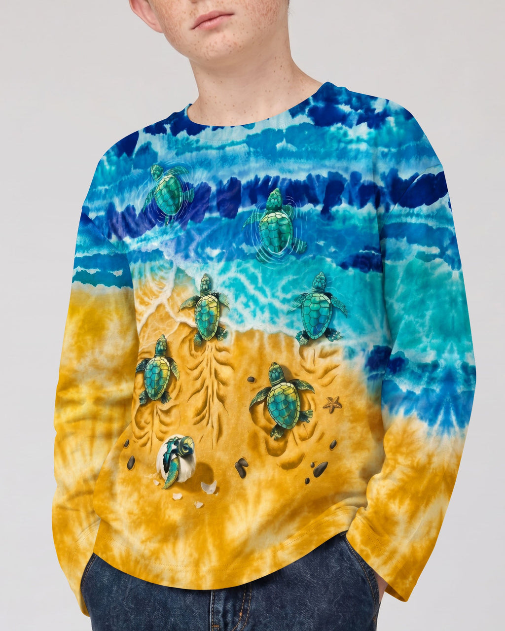 SEA TURTLE JOURNEY KIDS ALL OVER PRINT - RI0506261