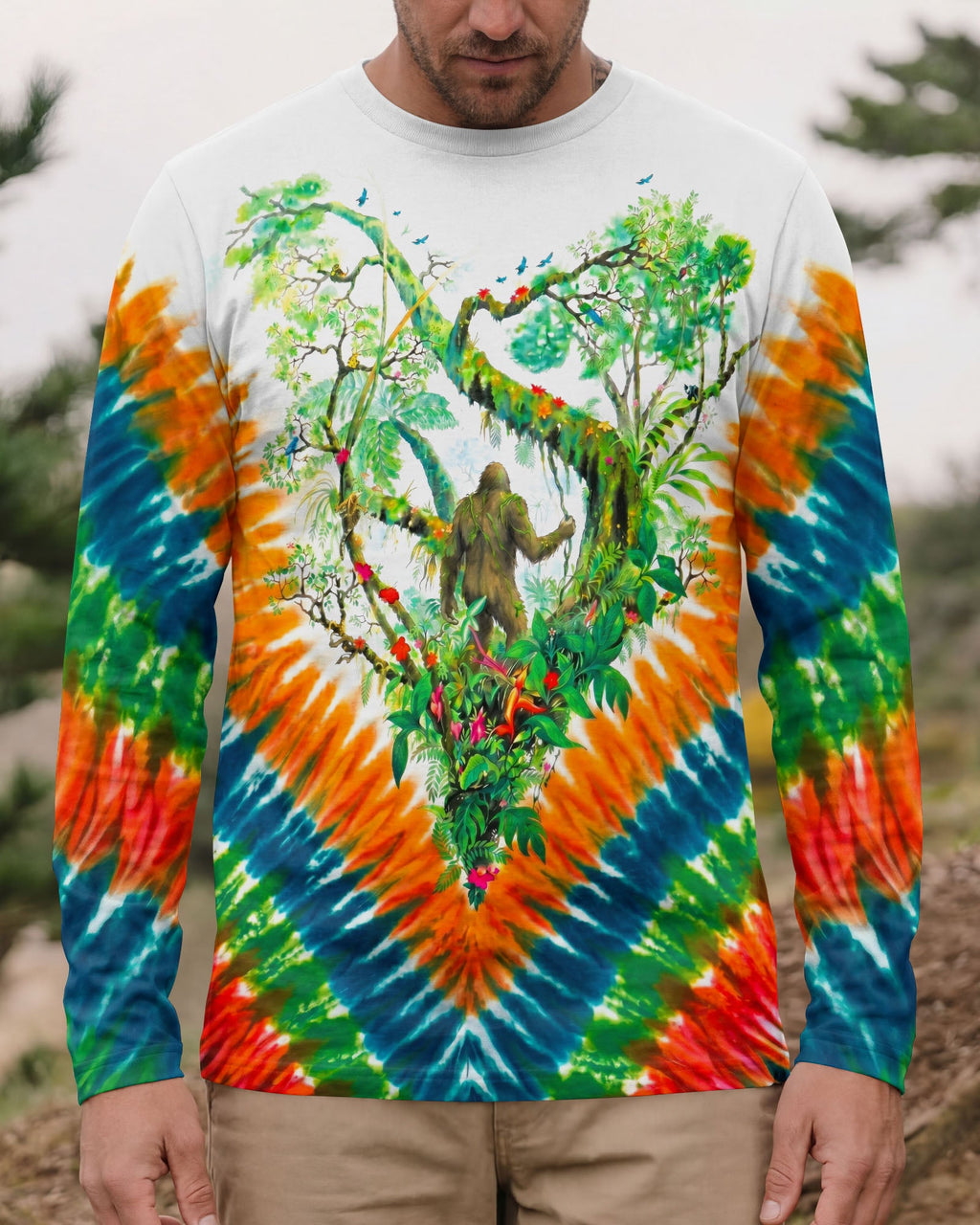 RAINFOREST BIGFOOT SWIRL ALL OVER PRINT - RI0506262