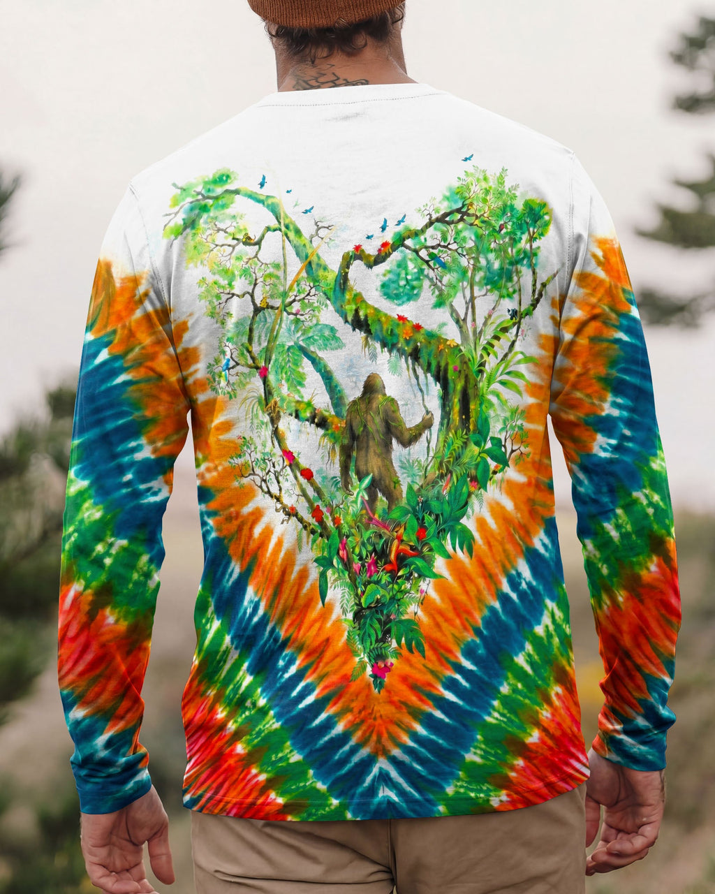 RAINFOREST BIGFOOT SWIRL ALL OVER PRINT - RI0506262
