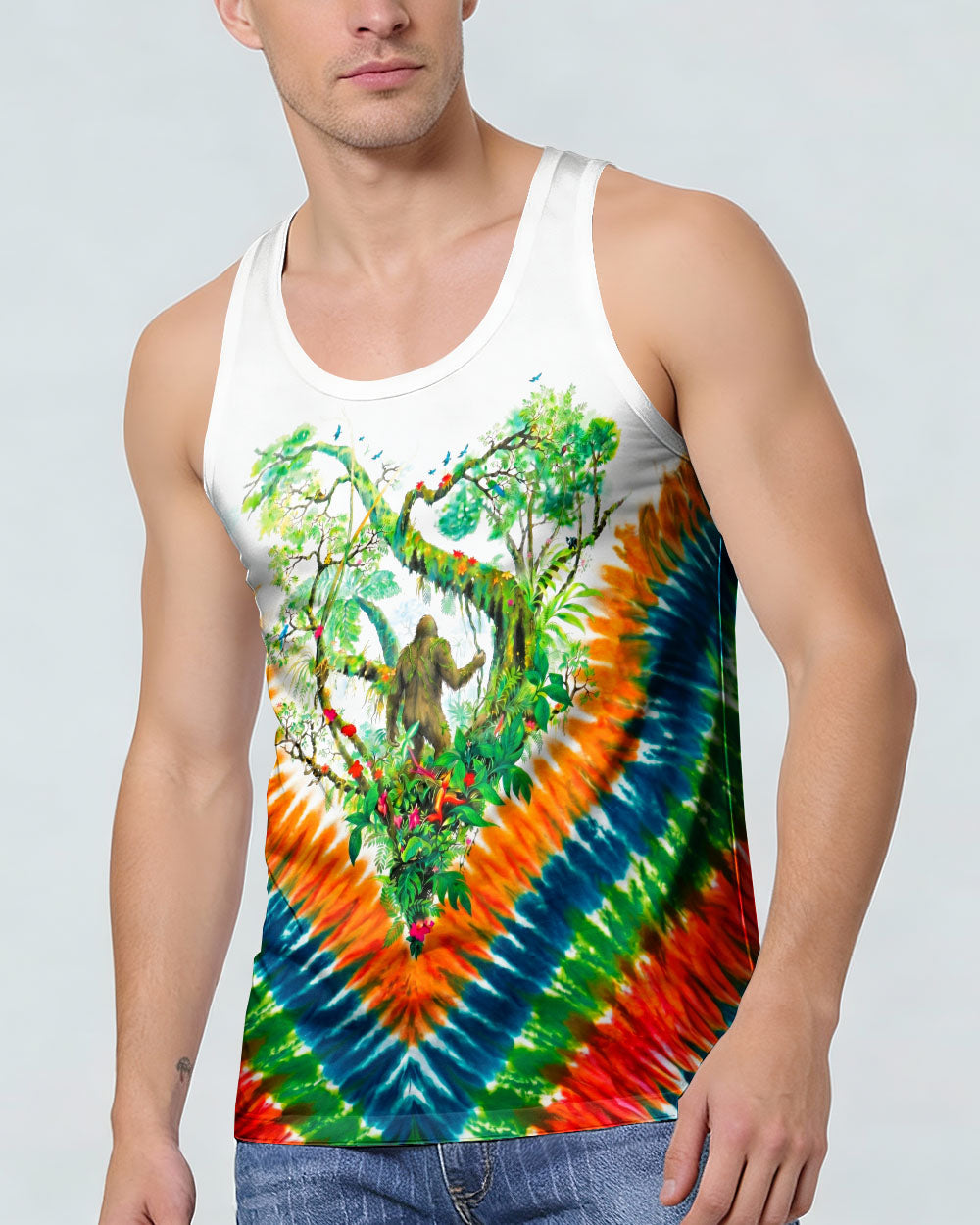 RAINFOREST BIGFOOT SWIRL ALL OVER PRINT - RI0506262