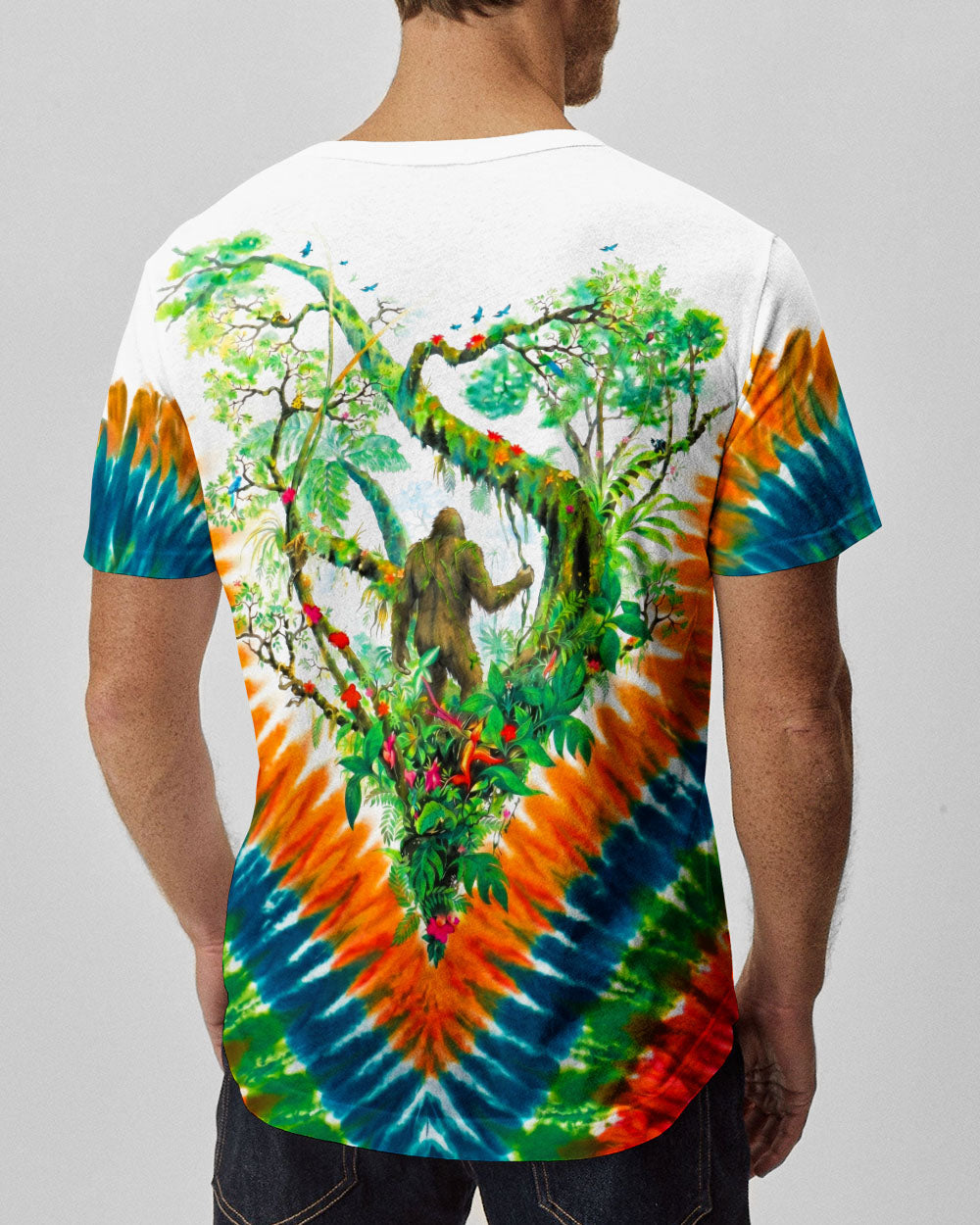 RAINFOREST BIGFOOT SWIRL ALL OVER PRINT - RI0506262