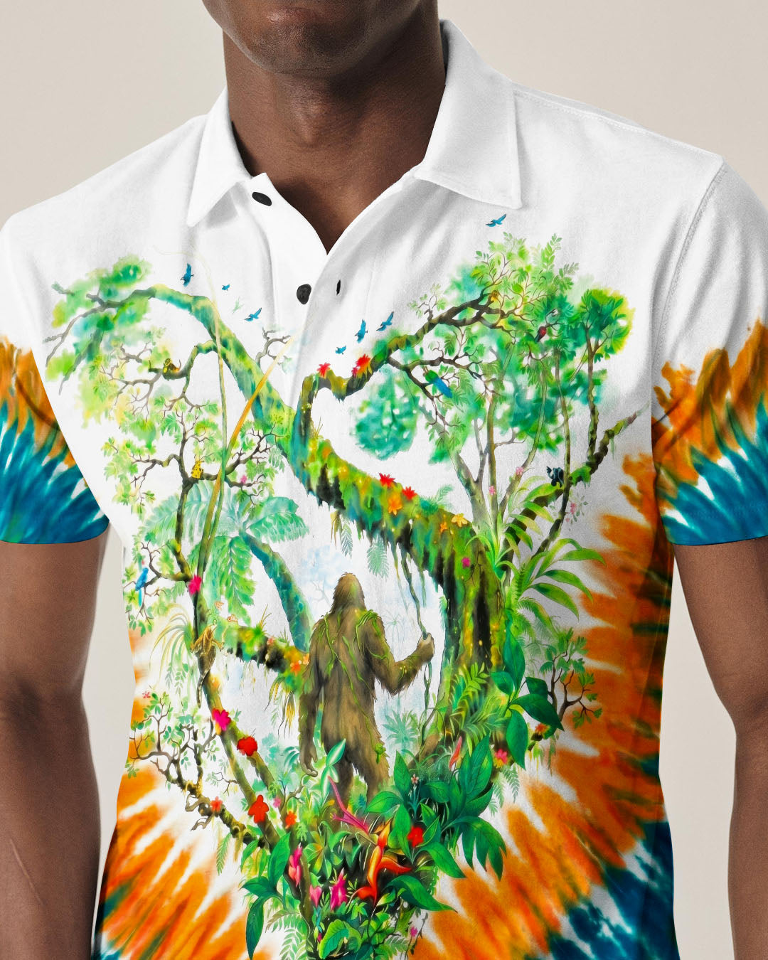 RAINFOREST BIGFOOT SWIRL ALL OVER PRINT - RI0506262