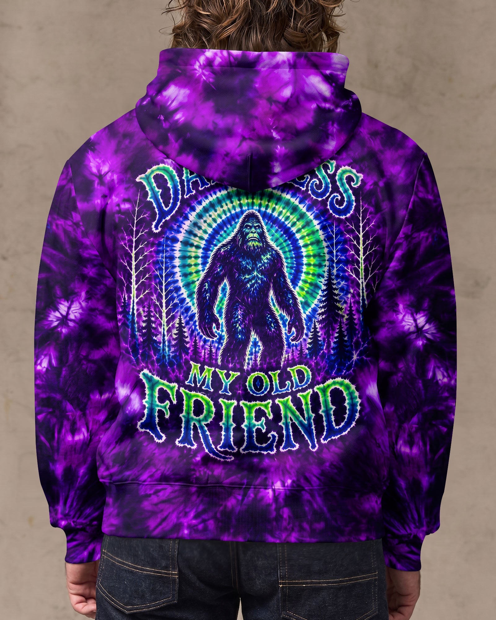 HELLO DARKNESS MY OLD FRIEND BIGFOOT ALL OVER PRINT - RI1107261