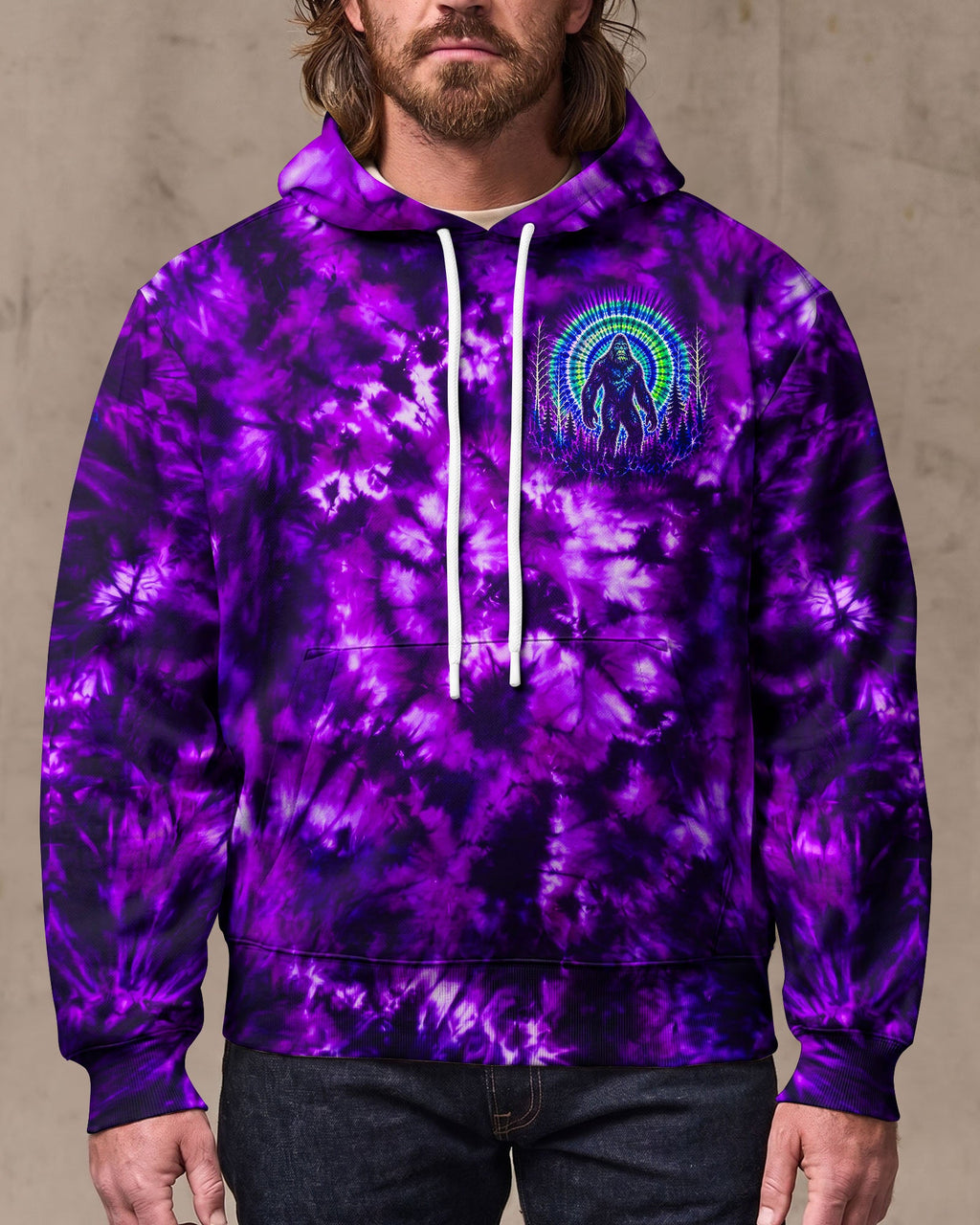 HELLO DARKNESS MY OLD FRIEND BIGFOOT ALL OVER PRINT - RI1107261
