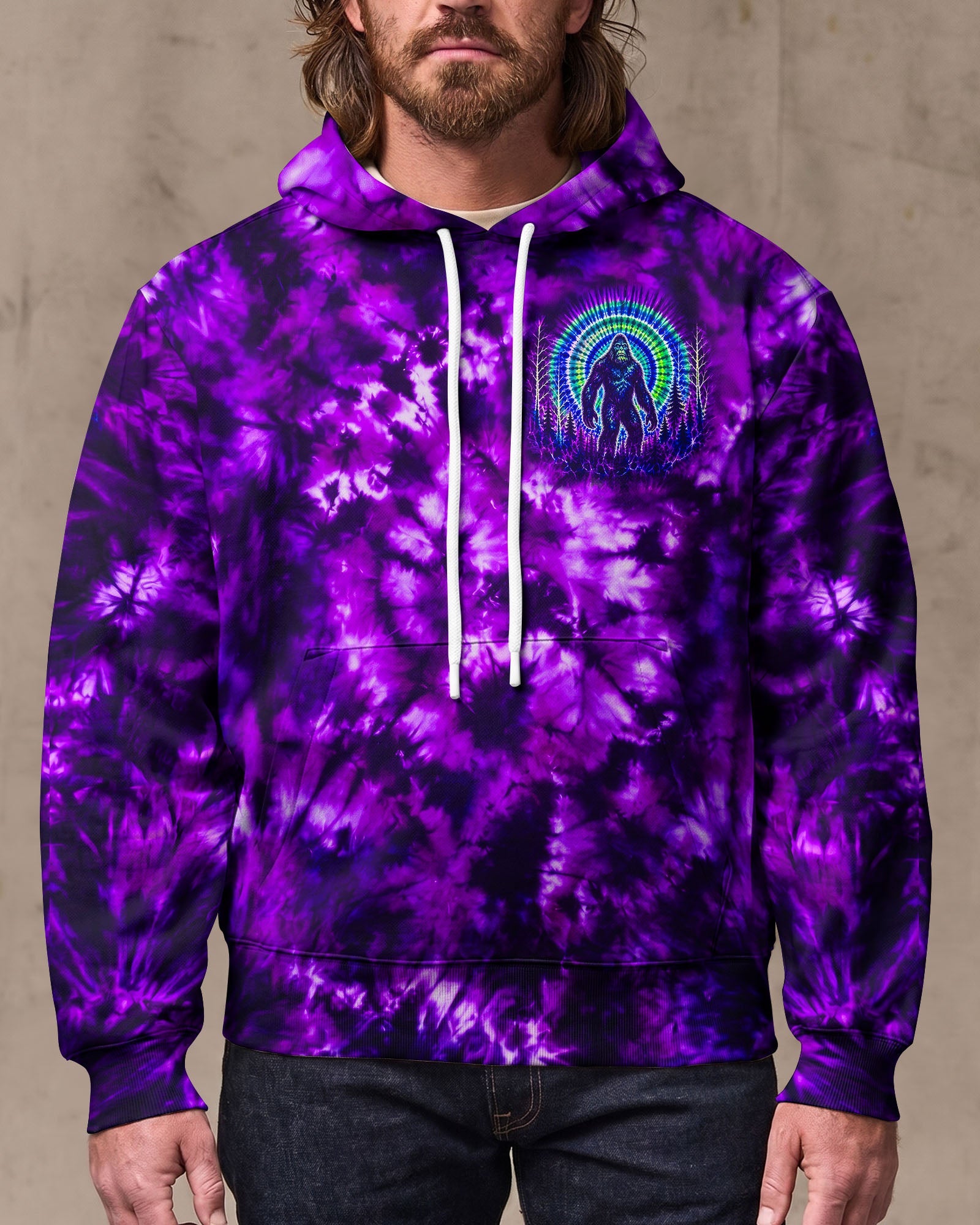 HELLO DARKNESS MY OLD FRIEND BIGFOOT ALL OVER PRINT - RI1107261