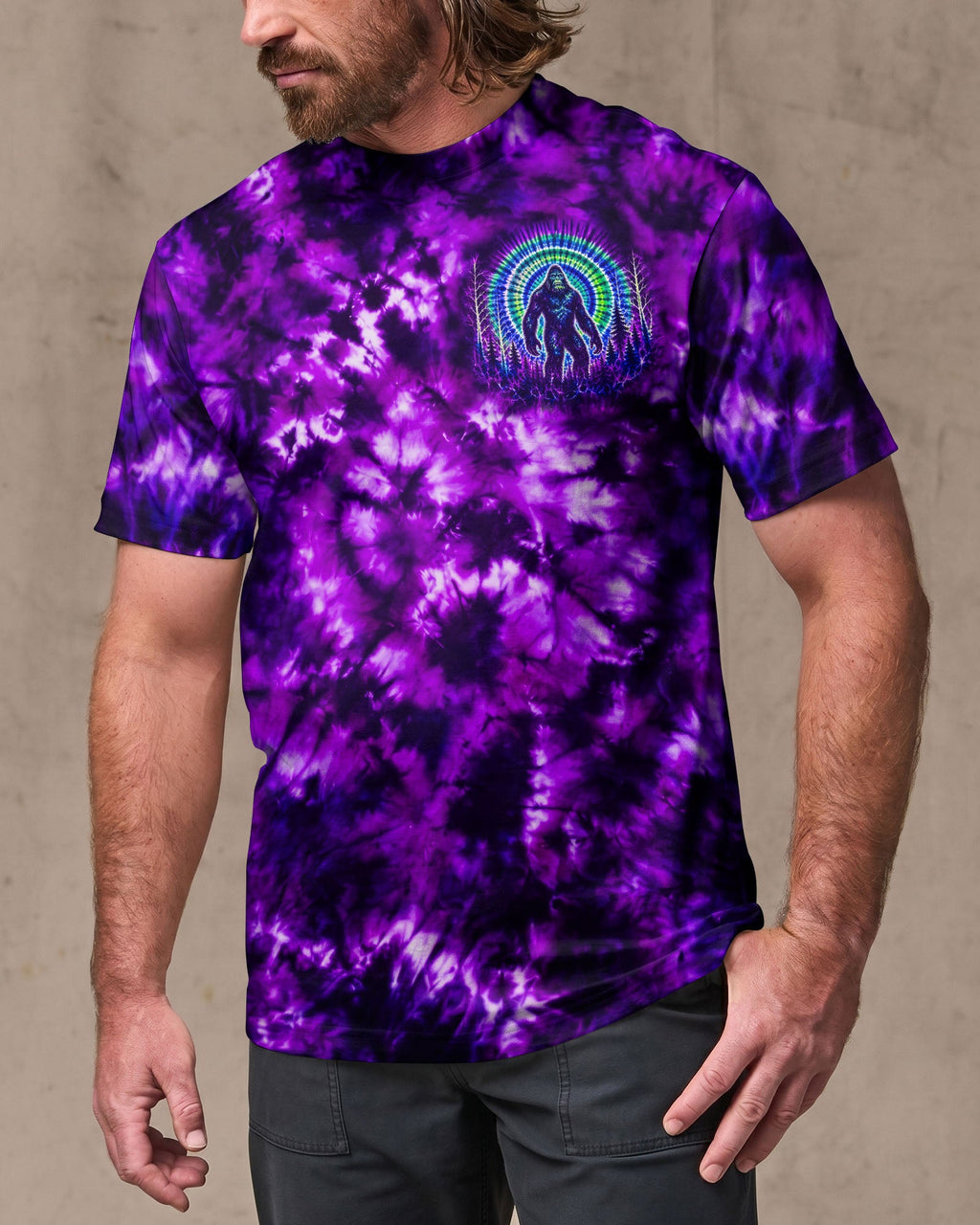 HELLO DARKNESS MY OLD FRIEND BIGFOOT ALL OVER PRINT - RI1107261