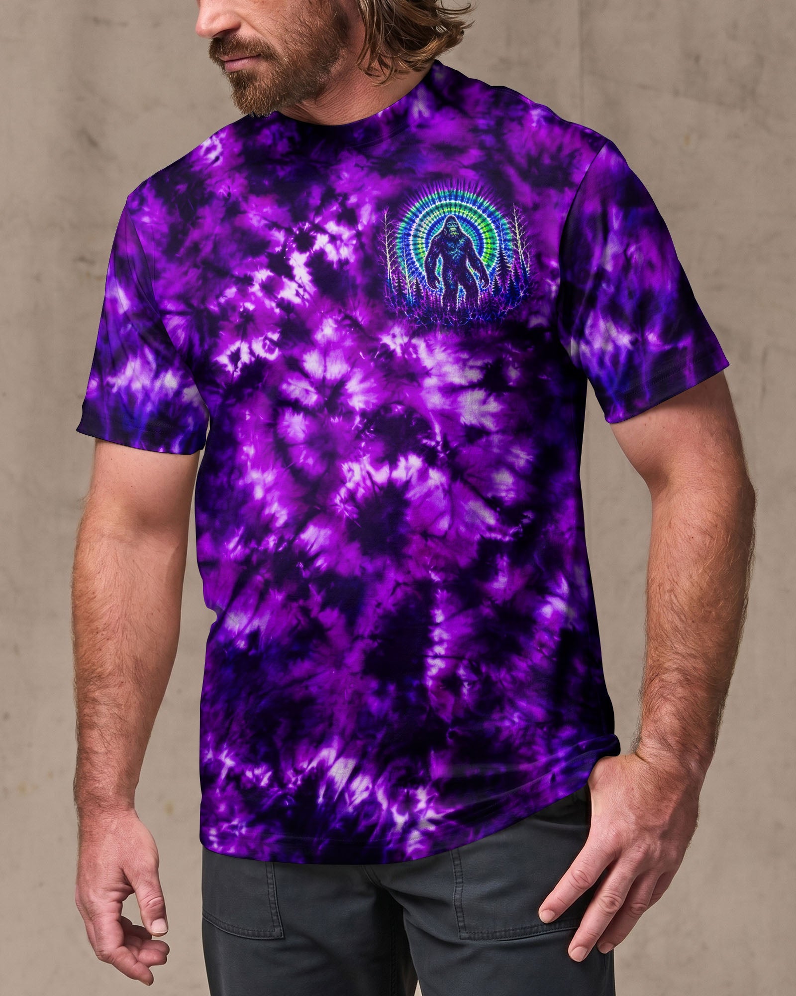 HELLO DARKNESS MY OLD FRIEND BIGFOOT ALL OVER PRINT - RI1107261