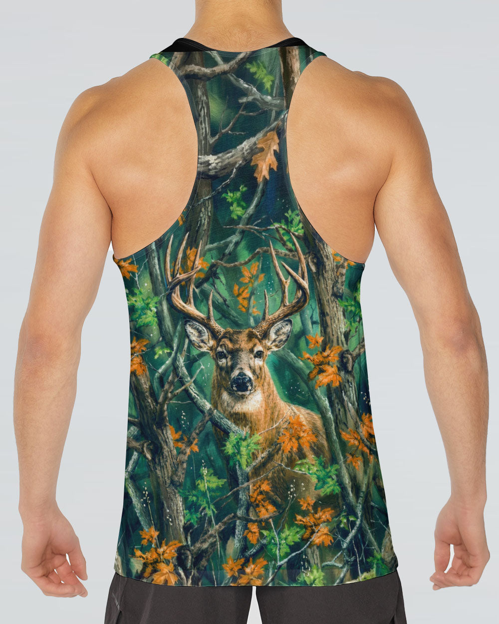 WHITETAIL DEER WOODLAND CAMO ALL OVER PRINT - RI1205263