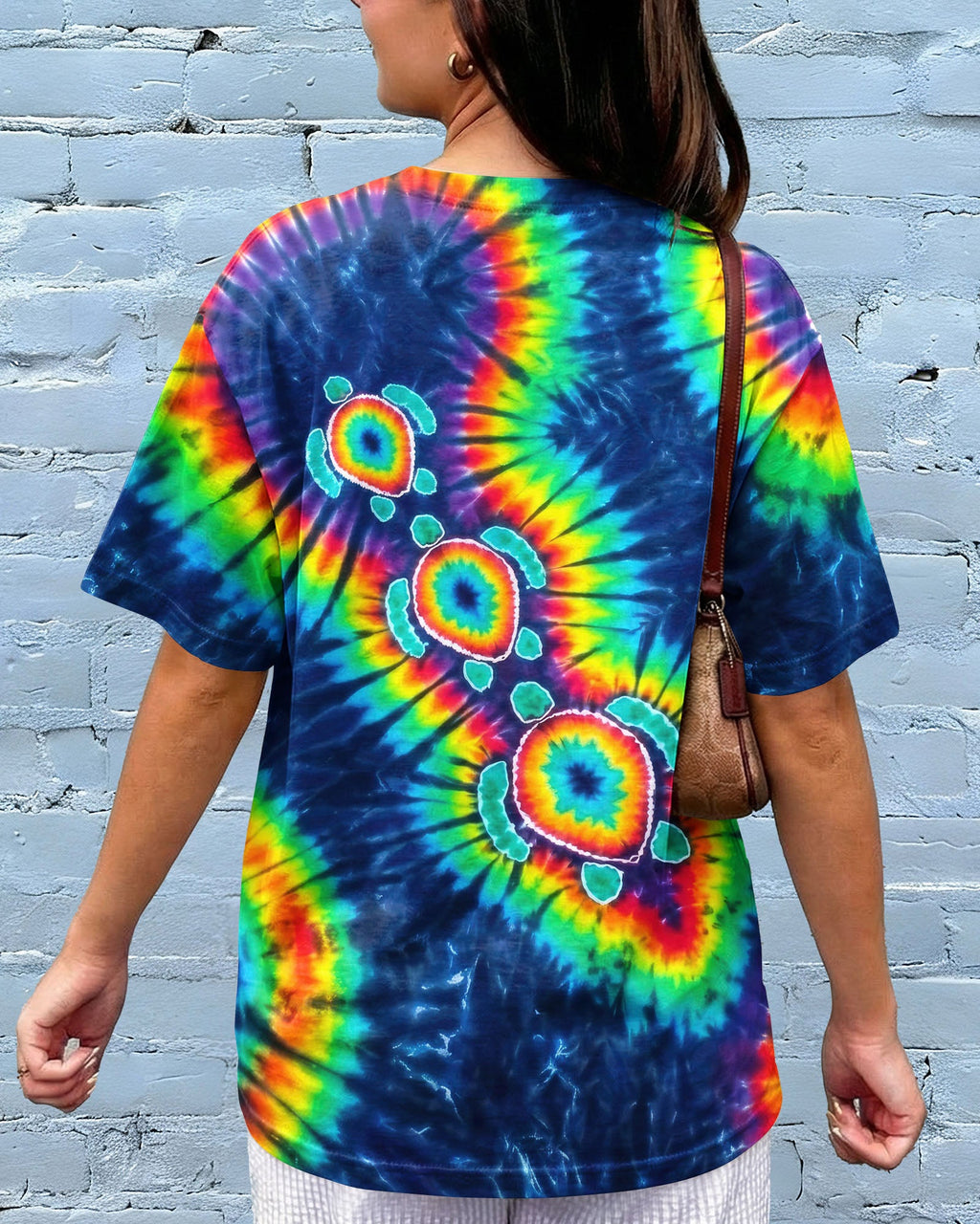 PSYCHEDELIC RAINBOW SEA TURTLES ALL OVER PRINT - RITD1006262