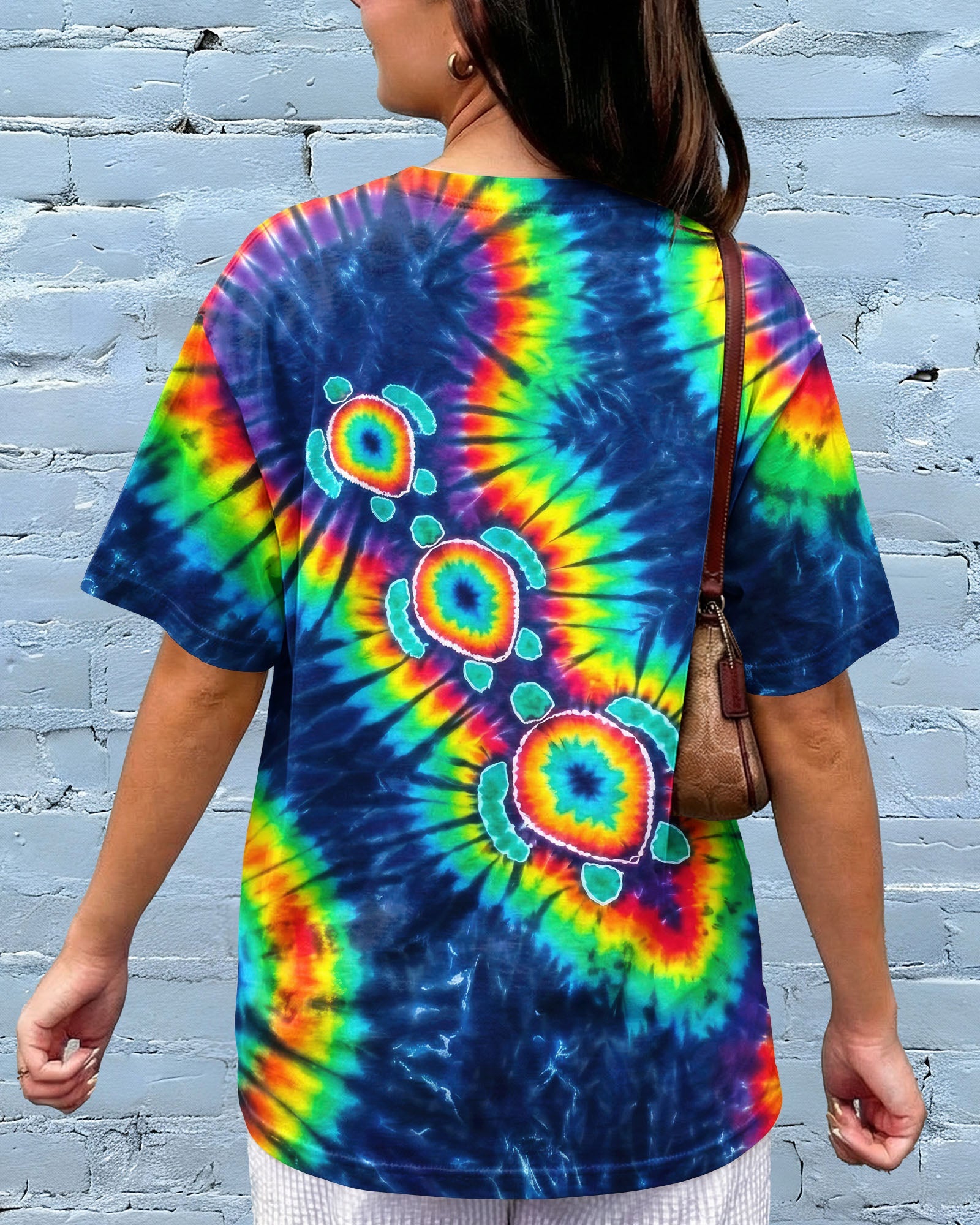 PSYCHEDELIC RAINBOW SEA TURTLES ALL OVER PRINT - RITD1006262