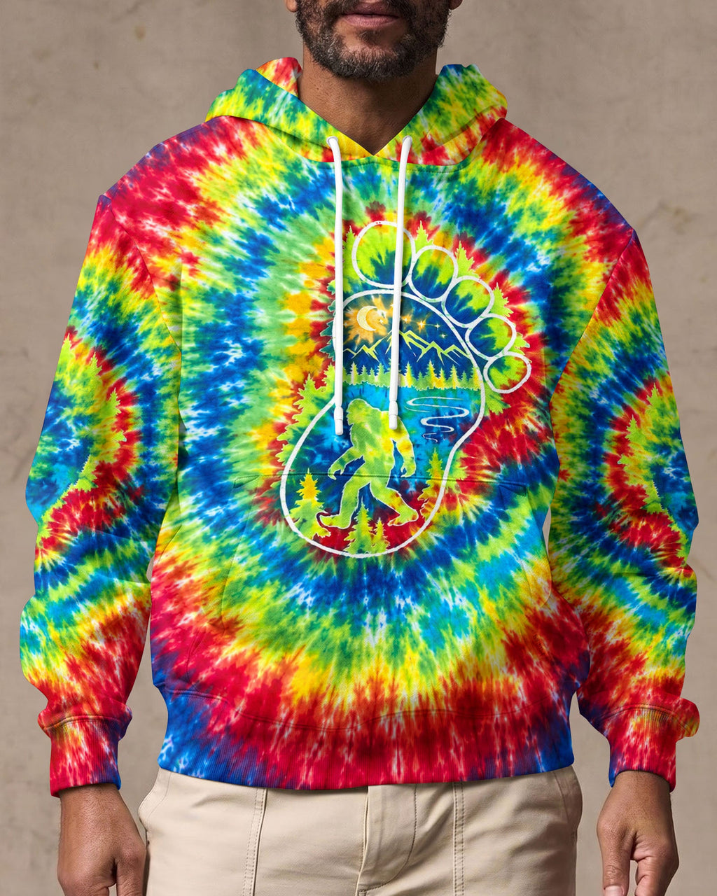 BIGFOOT FOOTPRINT BURST ALL OVER PRINT - TLHG0807264