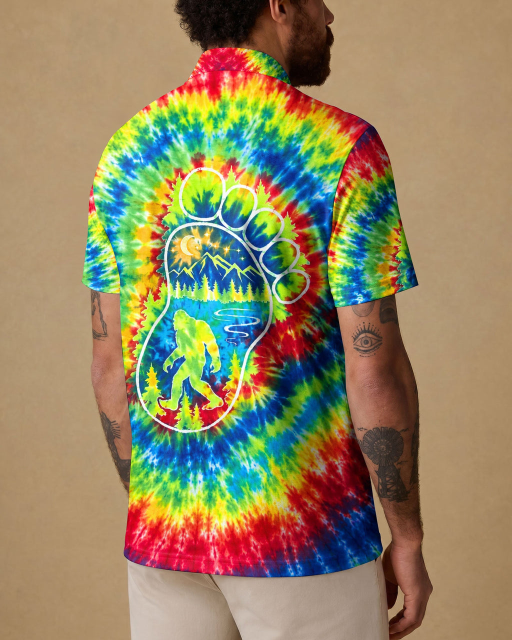 BIGFOOT FOOTPRINT BURST ALL OVER PRINT - TLHG0807264