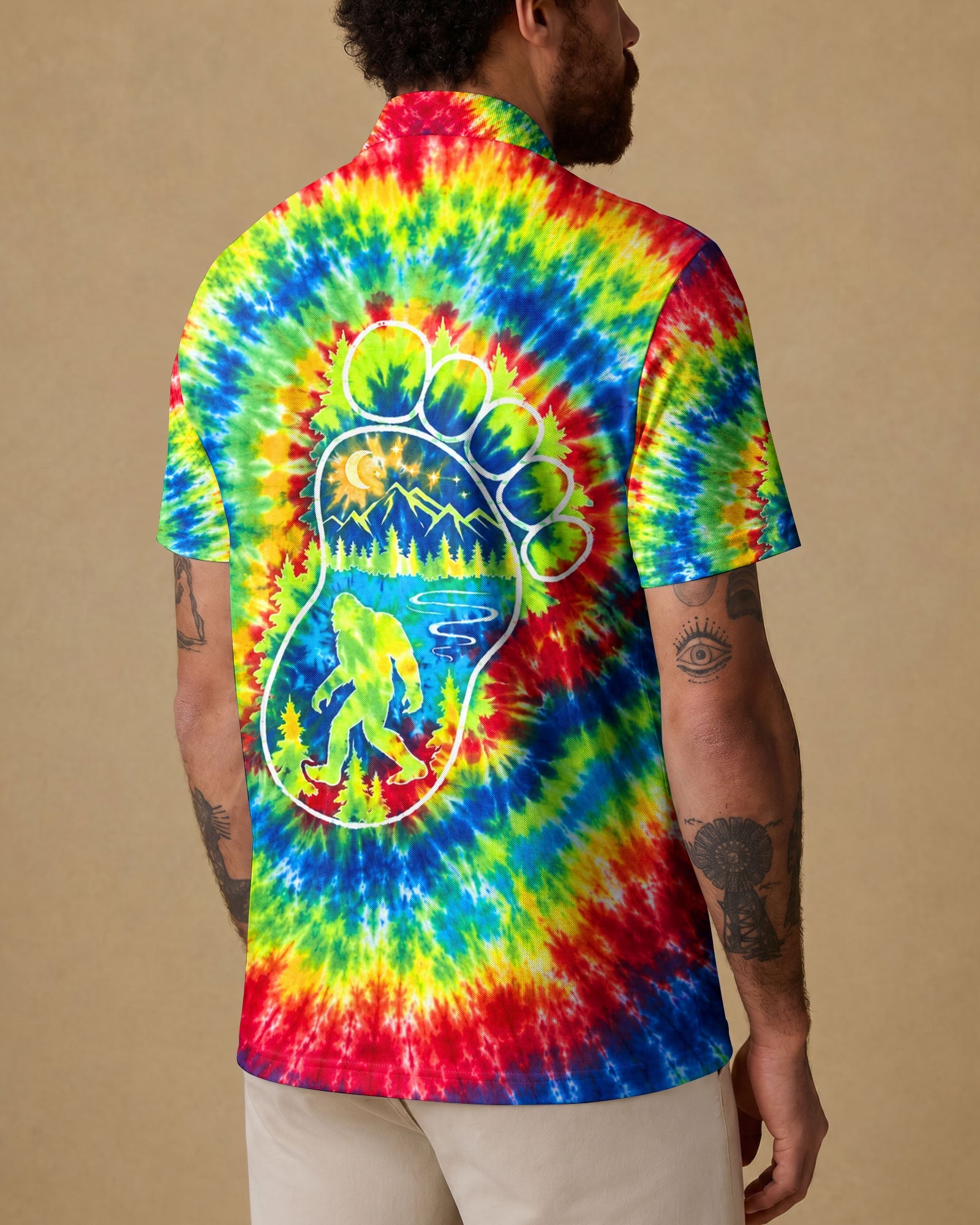 BIGFOOT FOOTPRINT BURST ALL OVER PRINT - TLHG0807264