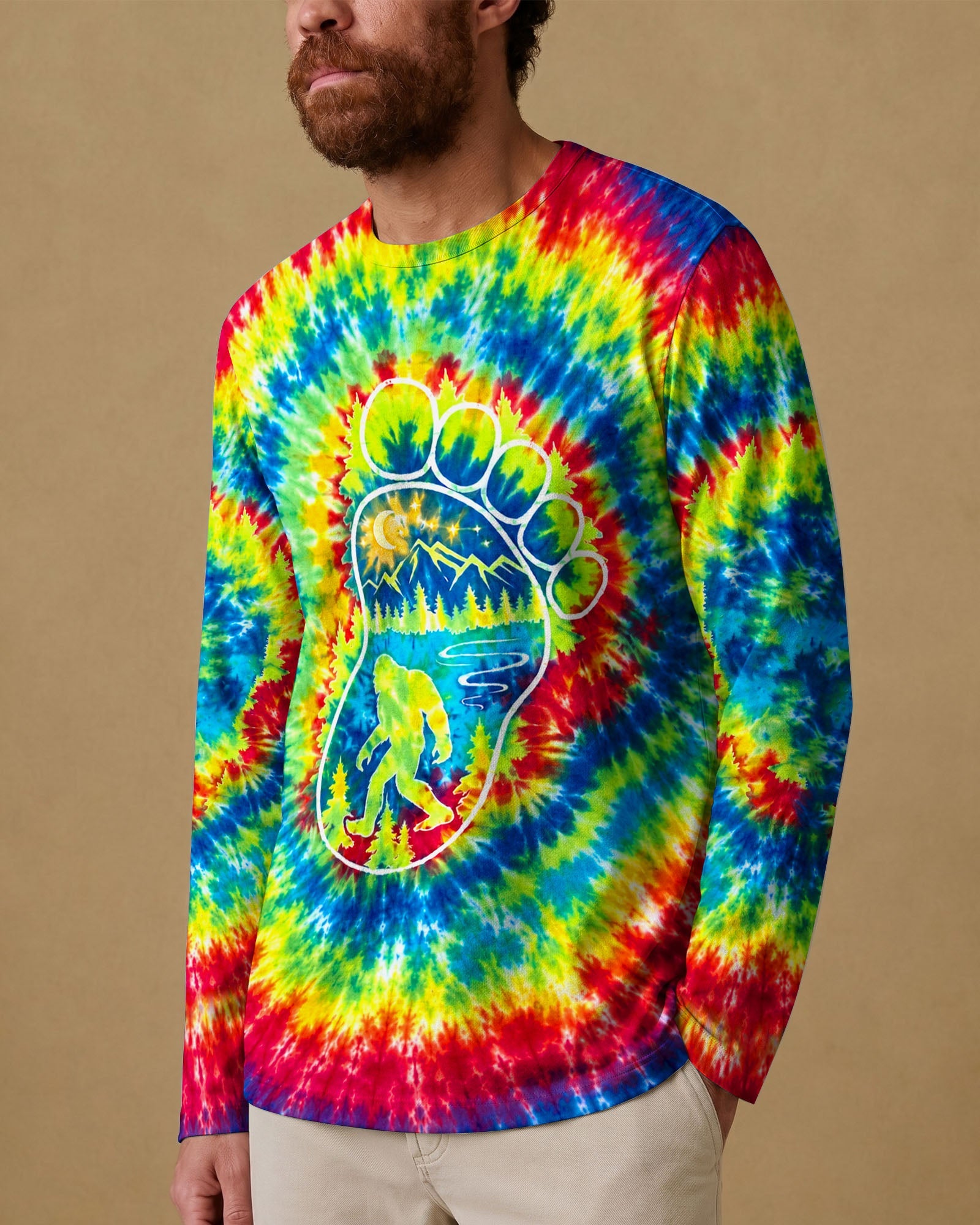BIGFOOT FOOTPRINT BURST ALL OVER PRINT - TLHG0807264