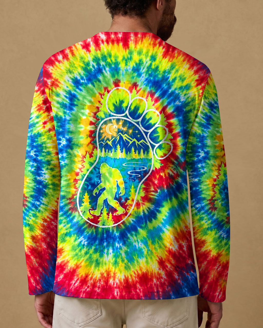 BIGFOOT FOOTPRINT BURST ALL OVER PRINT - TLHG0807264