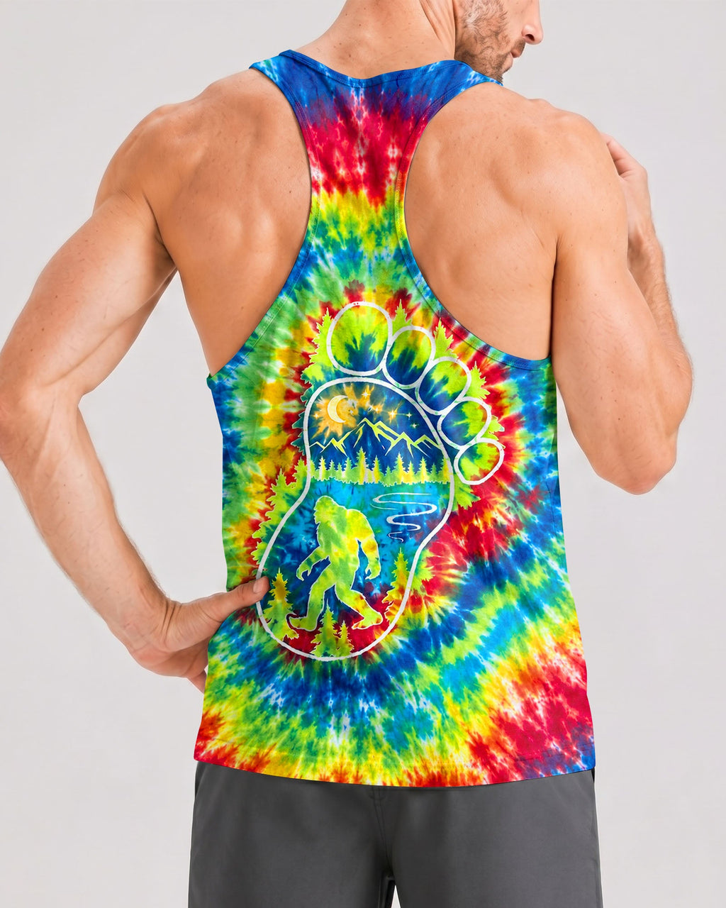 BIGFOOT FOOTPRINT BURST ALL OVER PRINT - TLHG0807264