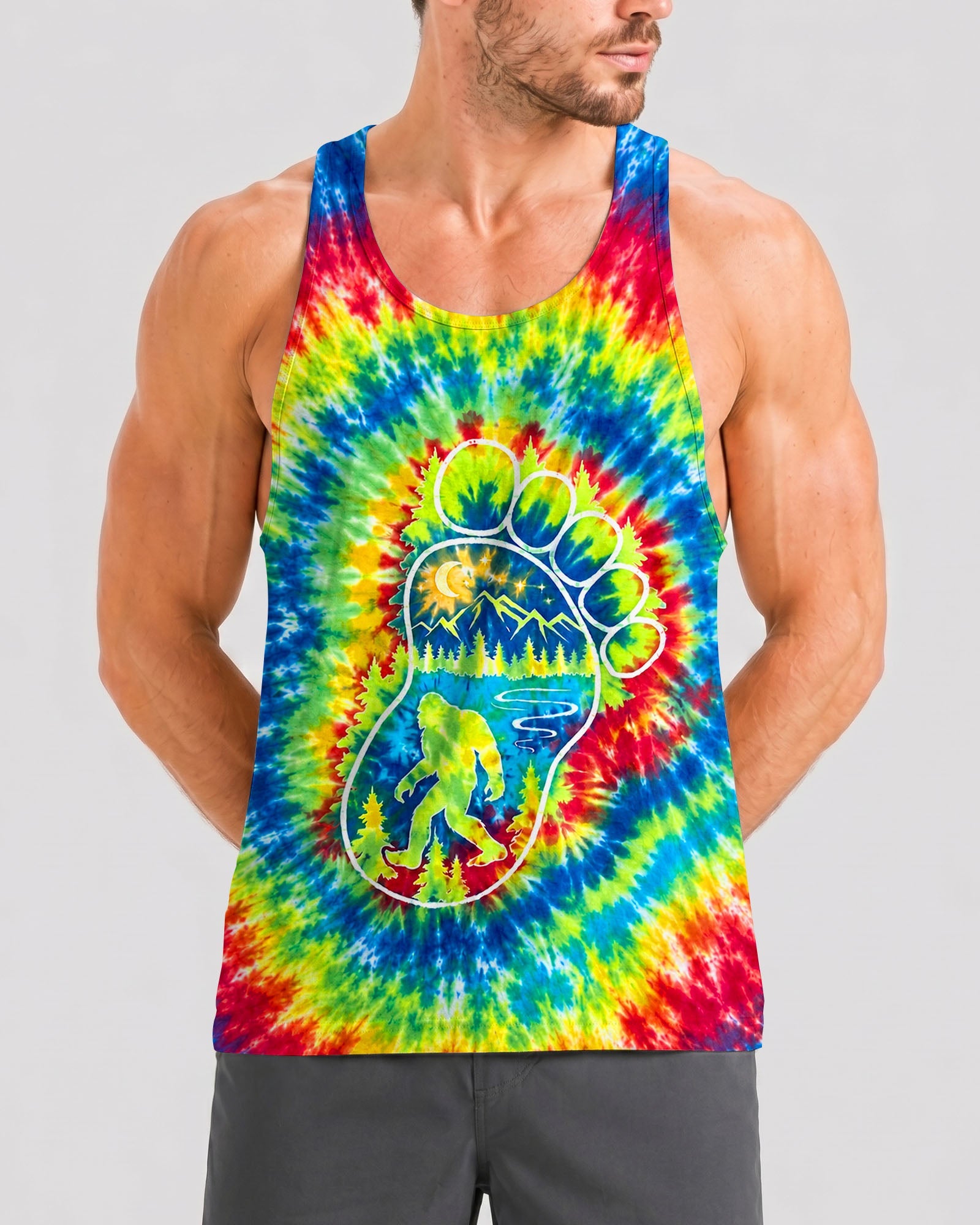 BIGFOOT FOOTPRINT BURST ALL OVER PRINT - TLHG0807264