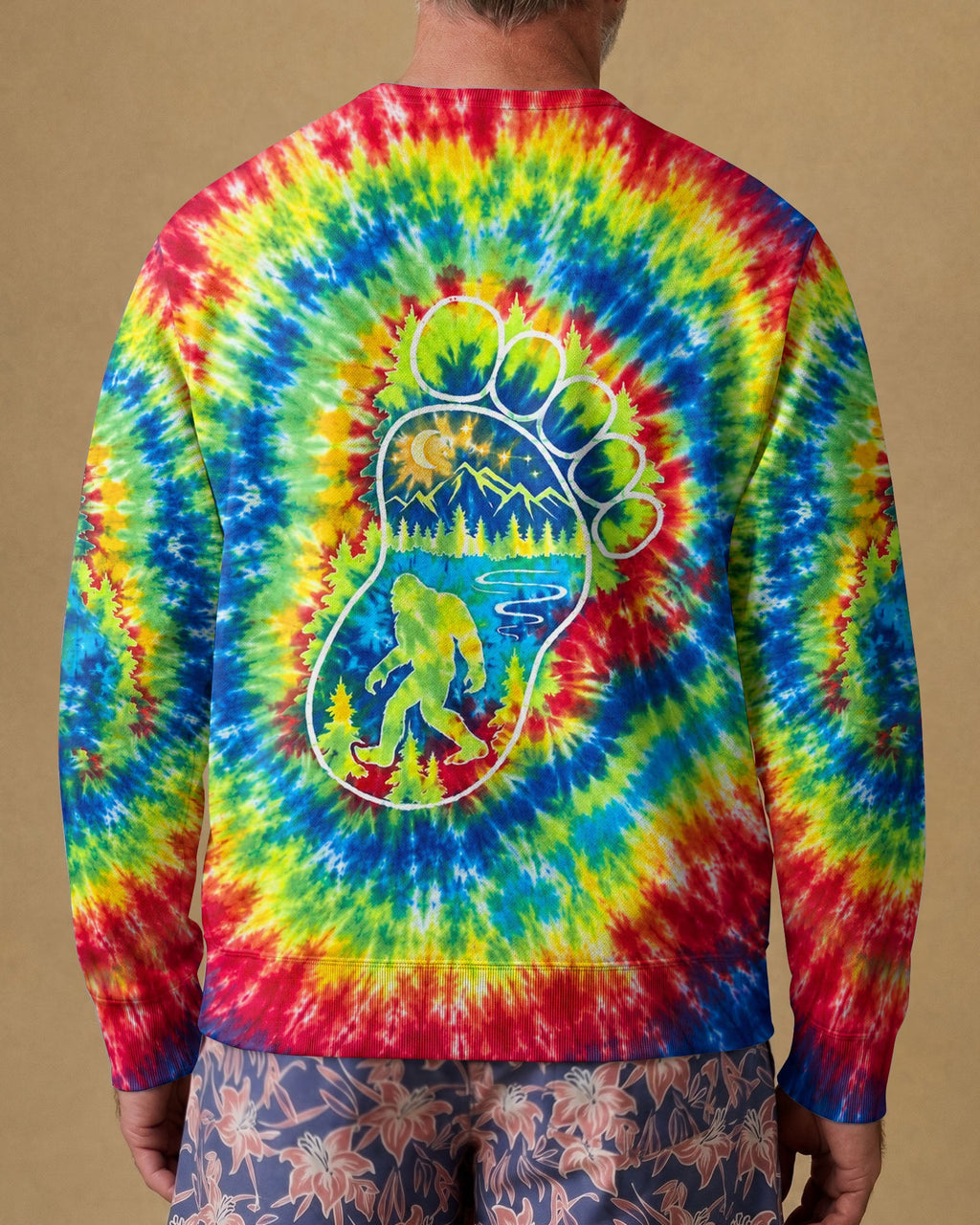 BIGFOOT FOOTPRINT BURST ALL OVER PRINT - TLHG0807264