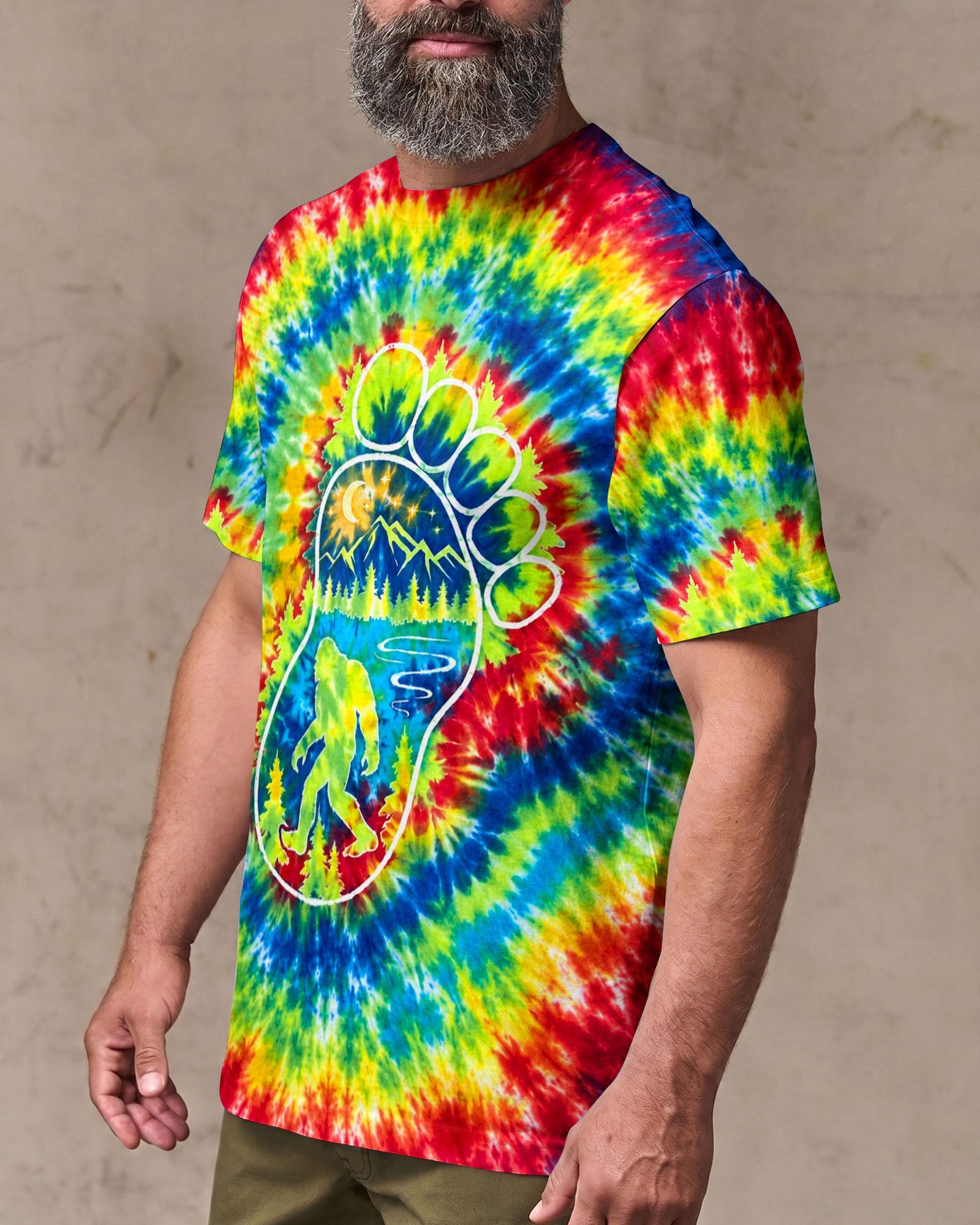 BIGFOOT FOOTPRINT BURST ALL OVER PRINT - TLHG0807264