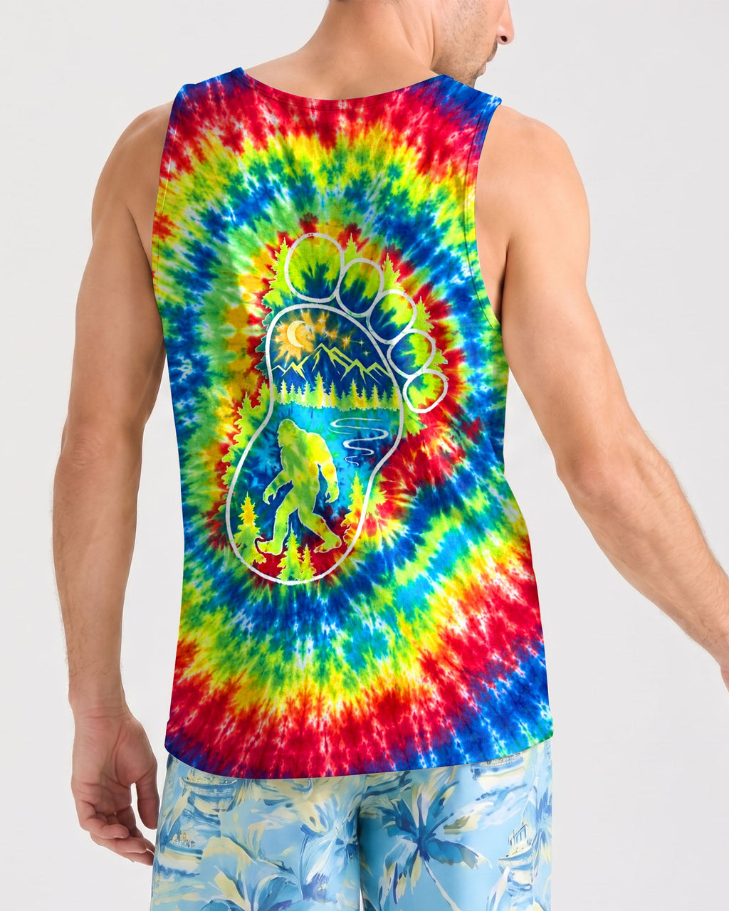 BIGFOOT FOOTPRINT BURST ALL OVER PRINT - TLHG0807264