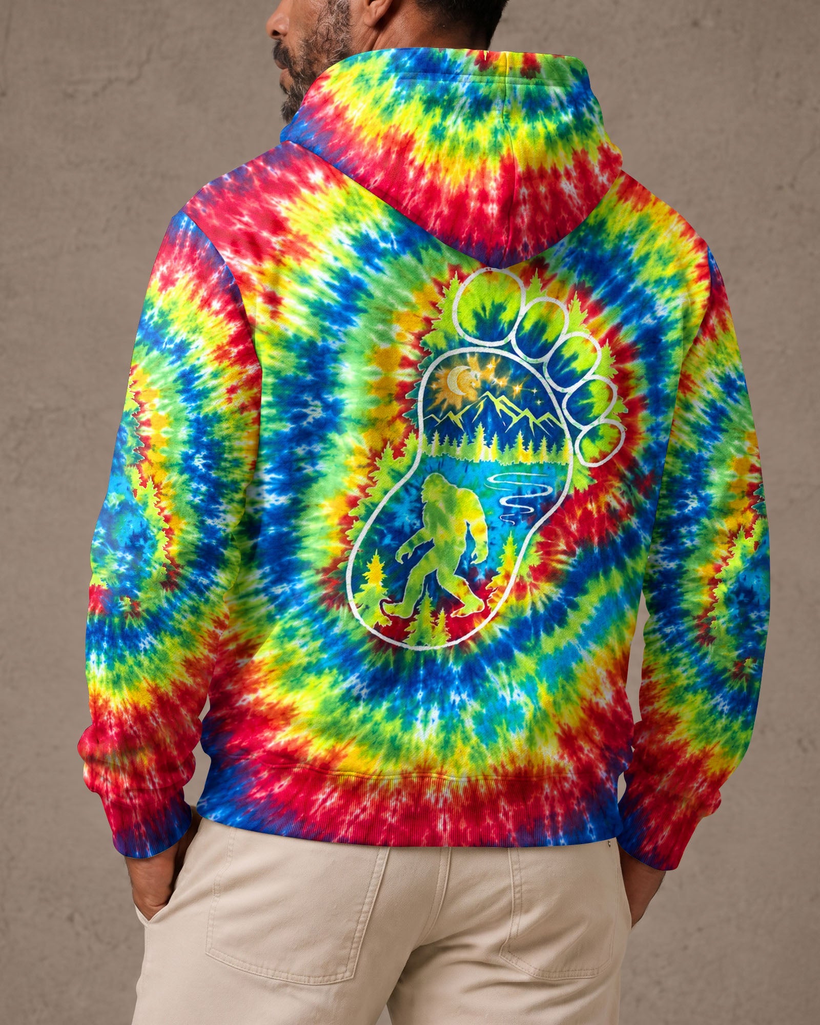 BIGFOOT FOOTPRINT BURST ALL OVER PRINT - TLHG0807264