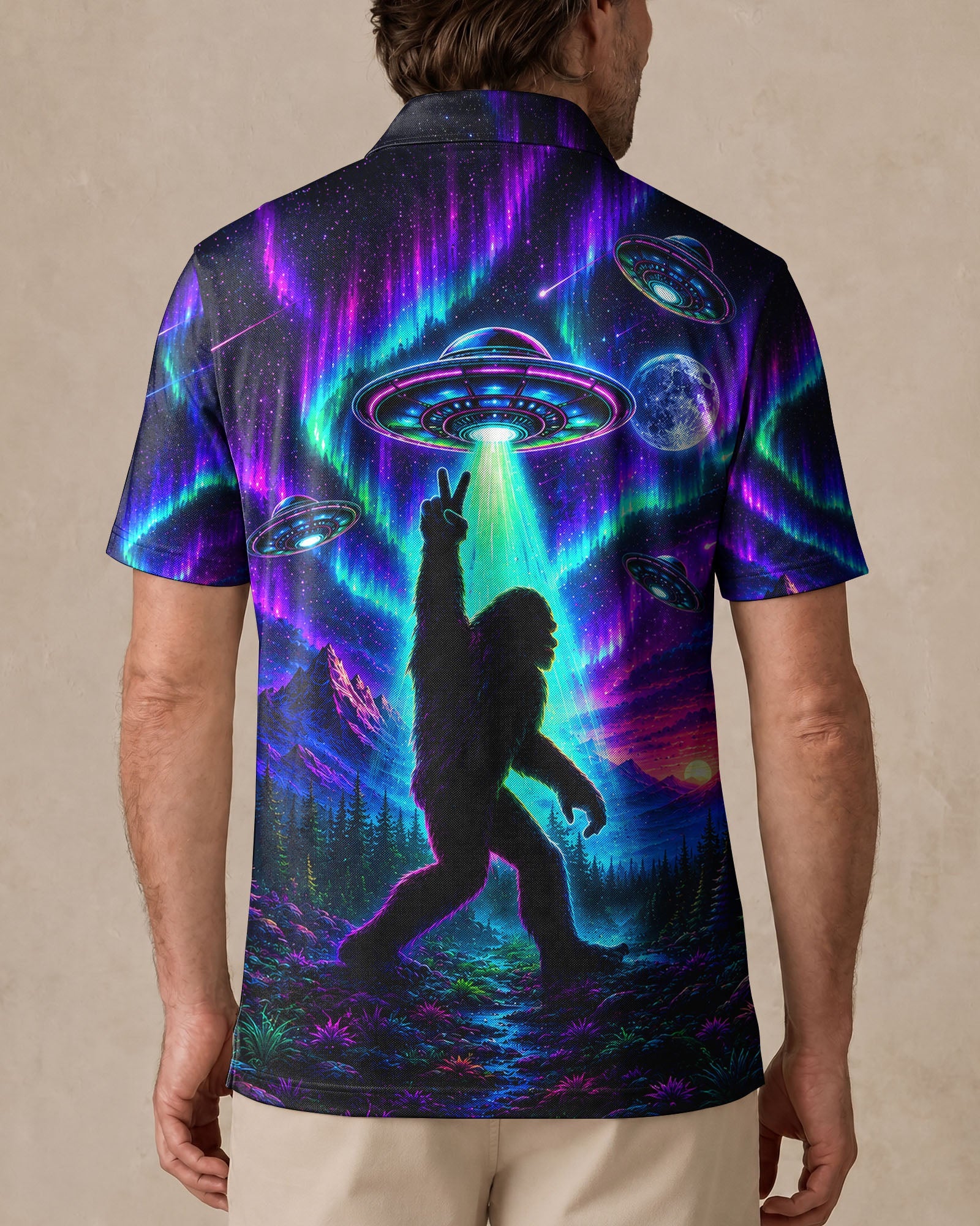 BIGFOOT UFO AURORA ALL OVER PRINT - TLHG0907262