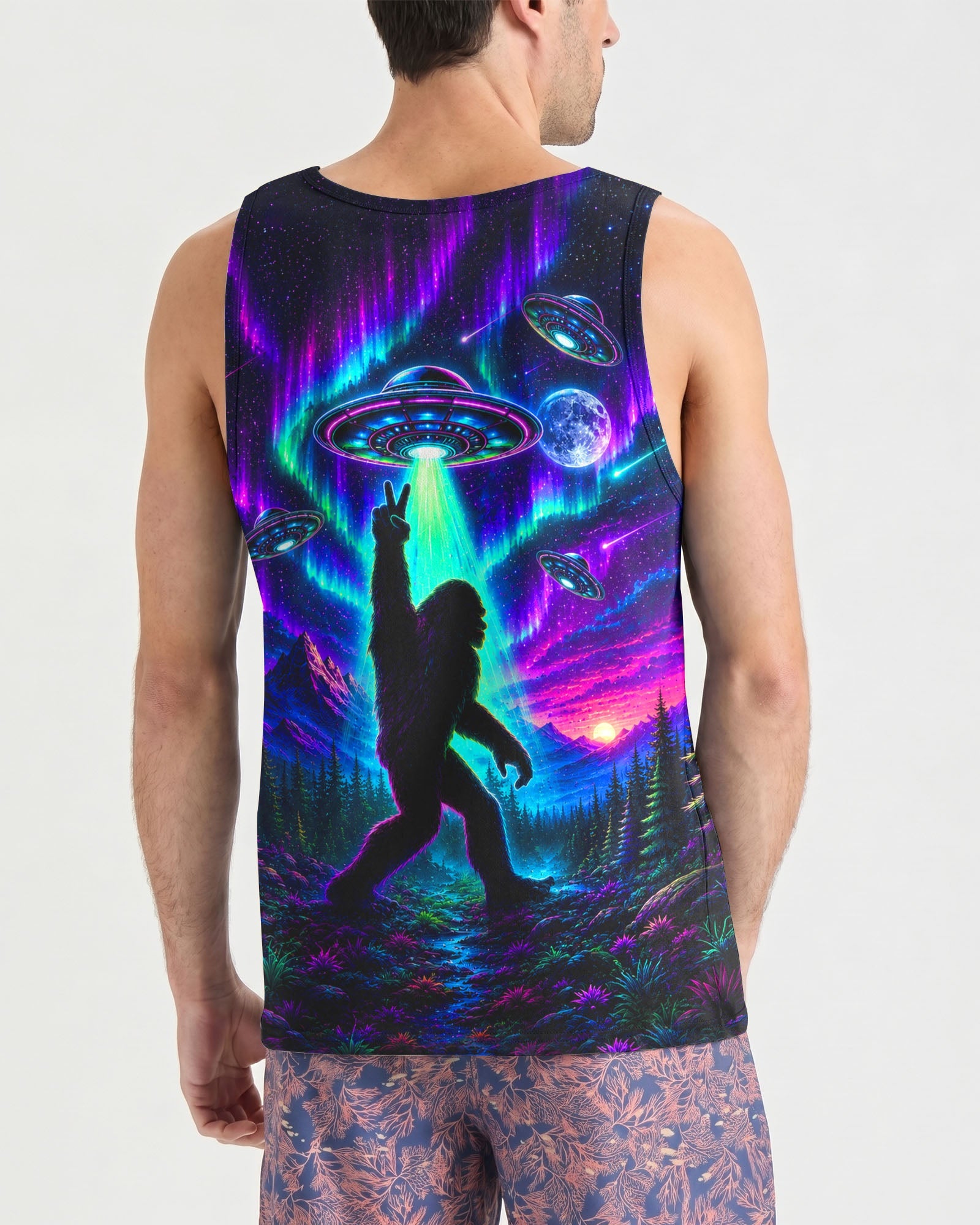 BIGFOOT UFO AURORA ALL OVER PRINT - TLHG0907262