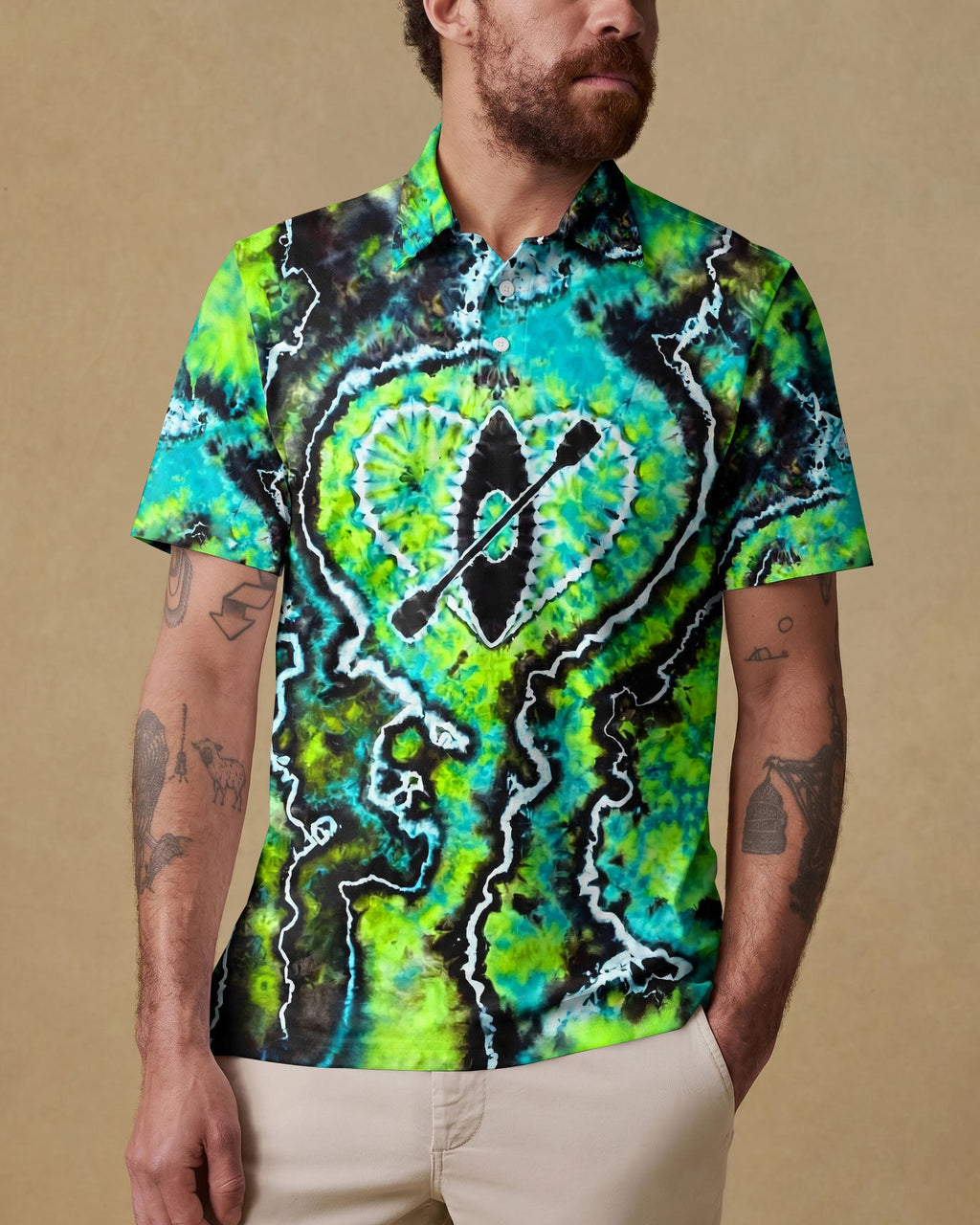 KAYAK LAKE DAY BURST PATTERN ALL OVER PRINT - TLHG1506263