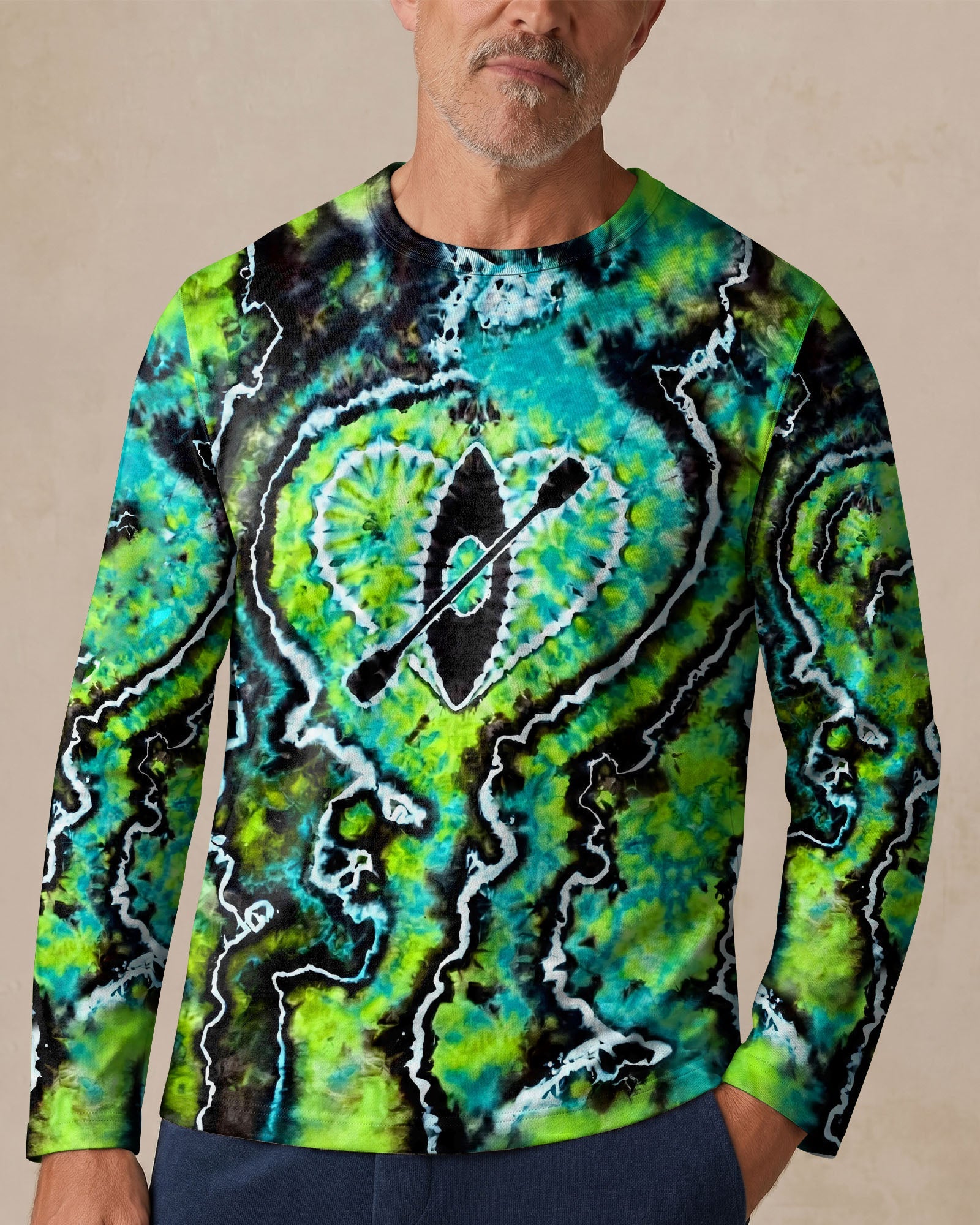 KAYAK LAKE DAY BURST PATTERN ALL OVER PRINT - TLHG1506263