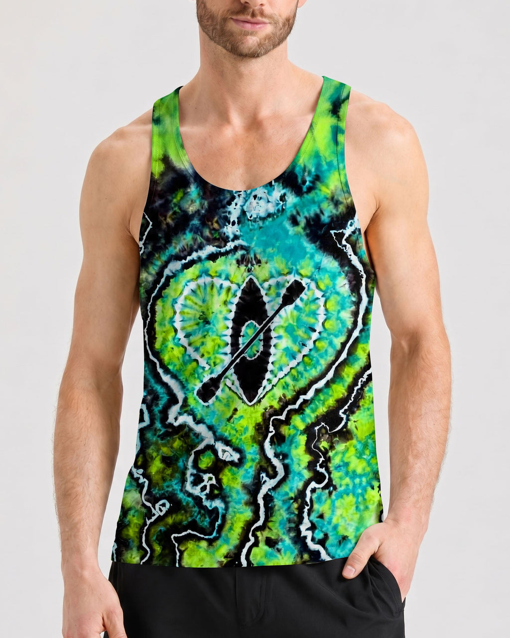 KAYAK LAKE DAY BURST PATTERN ALL OVER PRINT - TLHG1506263