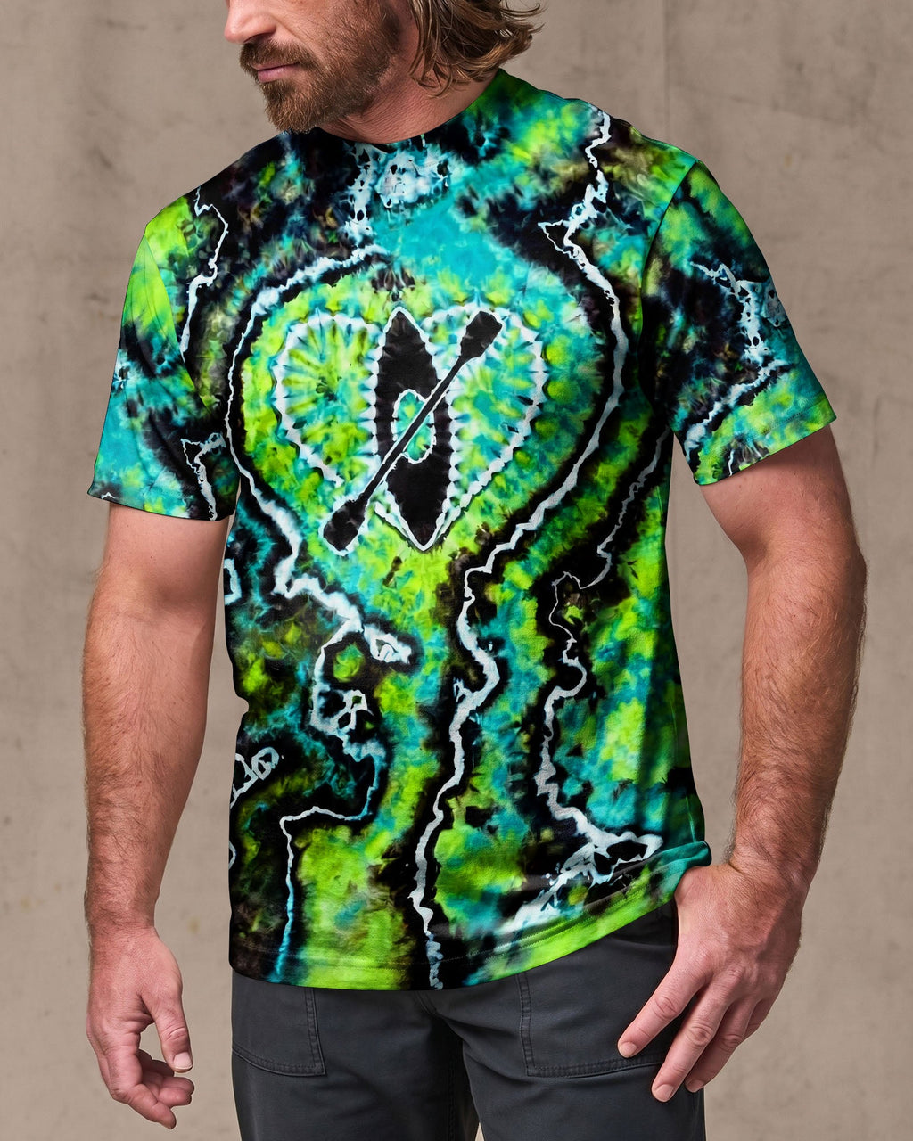 KAYAK LAKE DAY BURST PATTERN ALL OVER PRINT - TLHG1506263