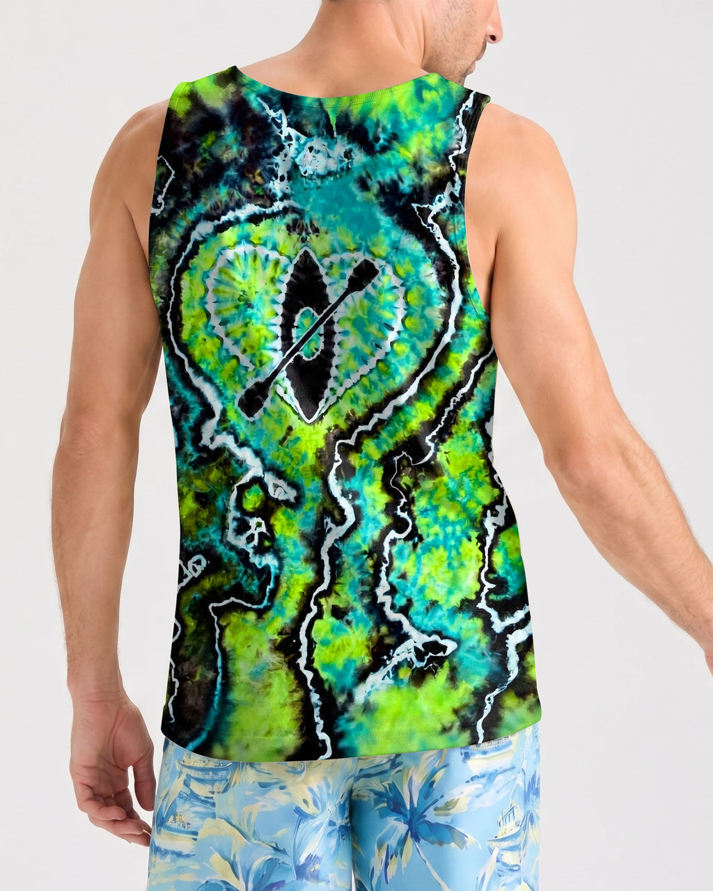 KAYAK LAKE DAY BURST PATTERN ALL OVER PRINT - TLHG1506263