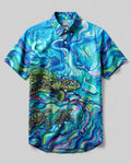 THREE SEA TURTLES FOLLOWING THE TIDE BUTTON-DOWN COLLAR SHIRT  - TLHG1606262