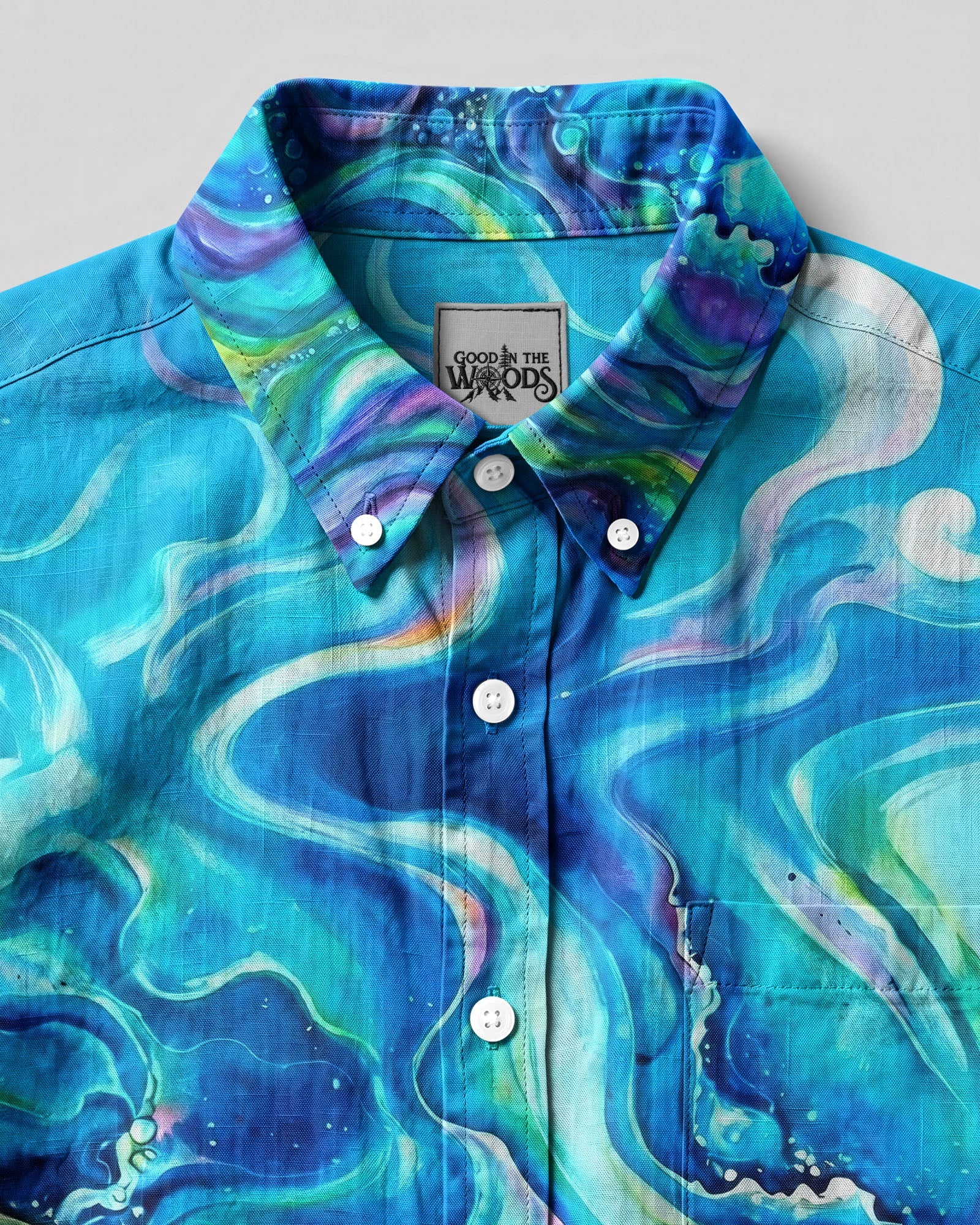 THREE SEA TURTLES FOLLOWING THE TIDE BUTTON-DOWN COLLAR SHIRT  - TLHG1606262