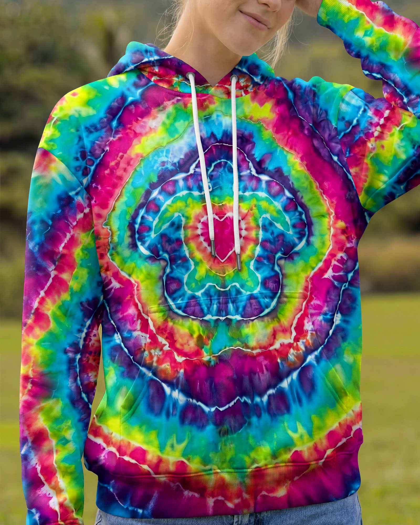 SEA TURTLE COLORFUL SWIRL ALL OVER PRINT - TLHG2606265