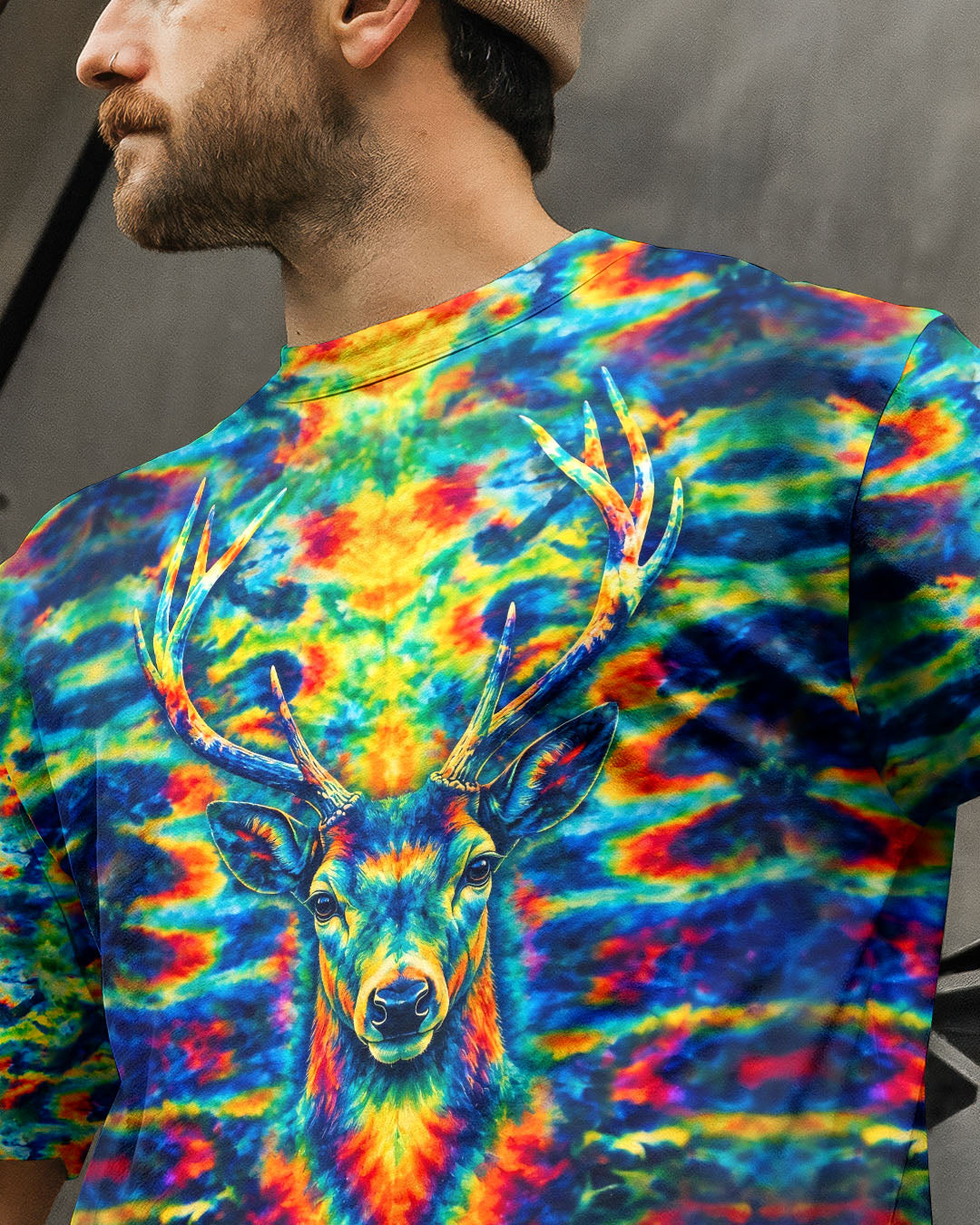 THE CLOSER I GET TO NATURE DEER  ALL OVER PRINT   - TLHG2705262