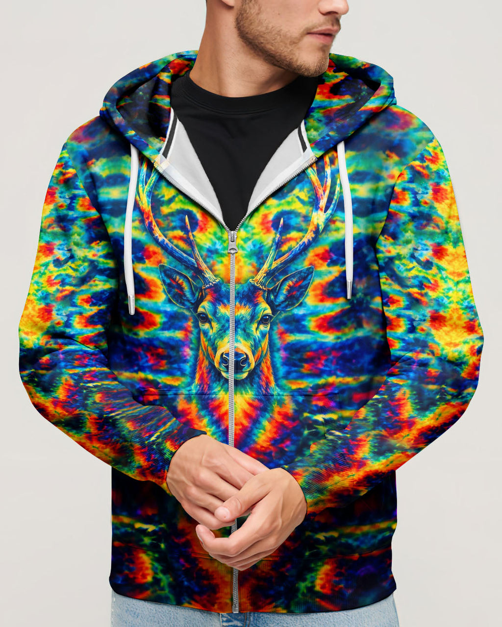 THE CLOSER I GET TO NATURE DEER  ALL OVER PRINT   - TLHG2705262
