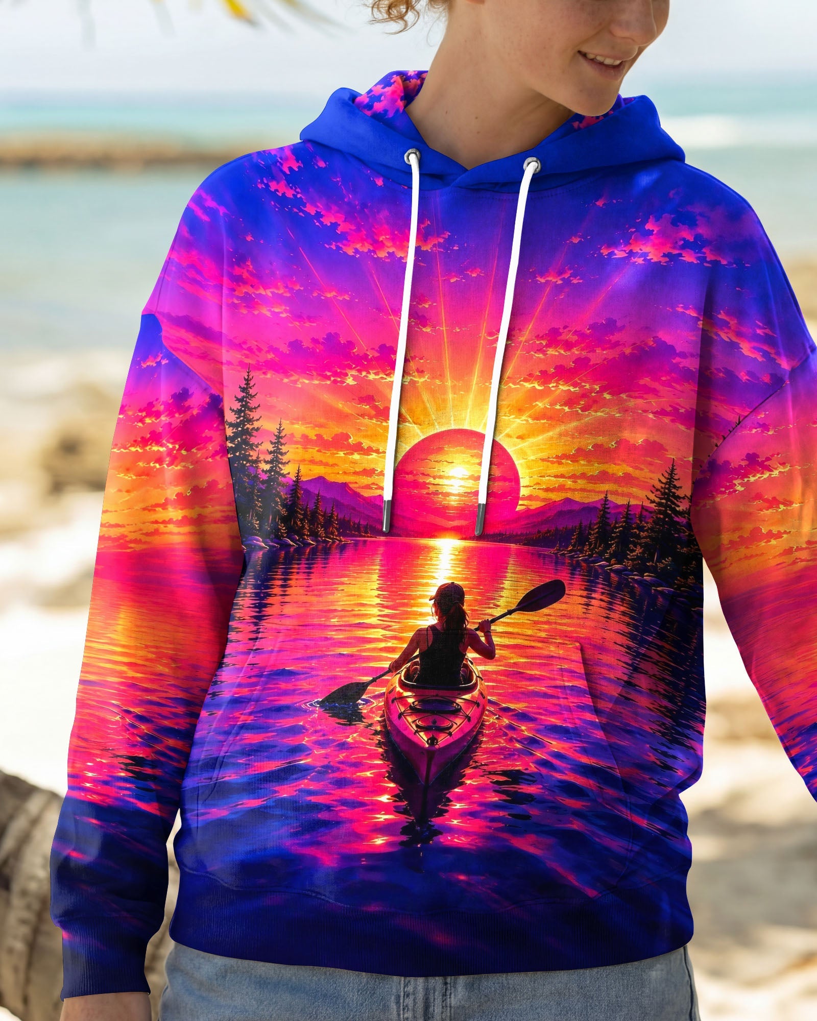 I'M ON KAYAK TIME SUNSET ALL OVER PRINT   - TLHG2805262