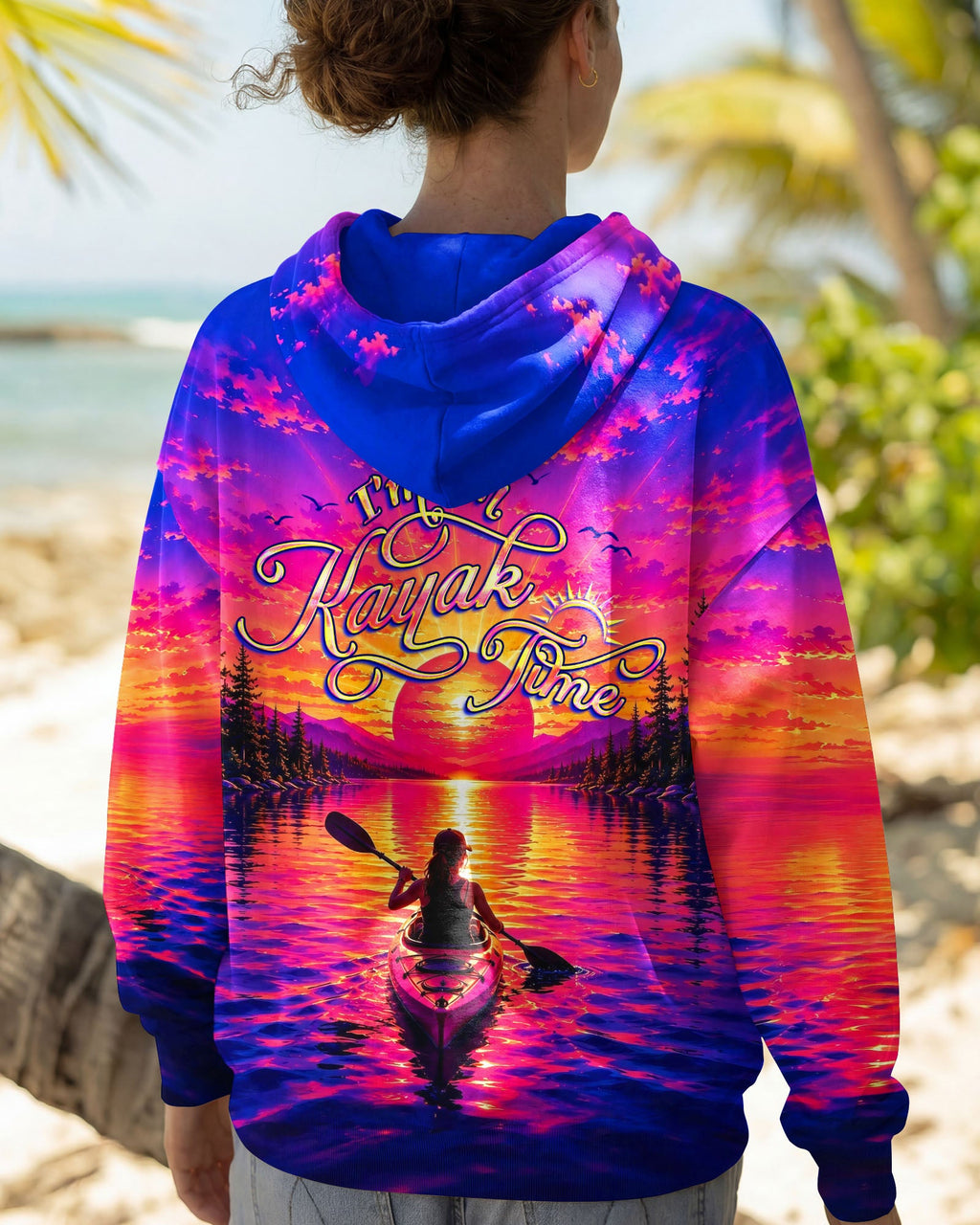 I'M ON KAYAK TIME SUNSET ALL OVER PRINT   - TLHG2805262