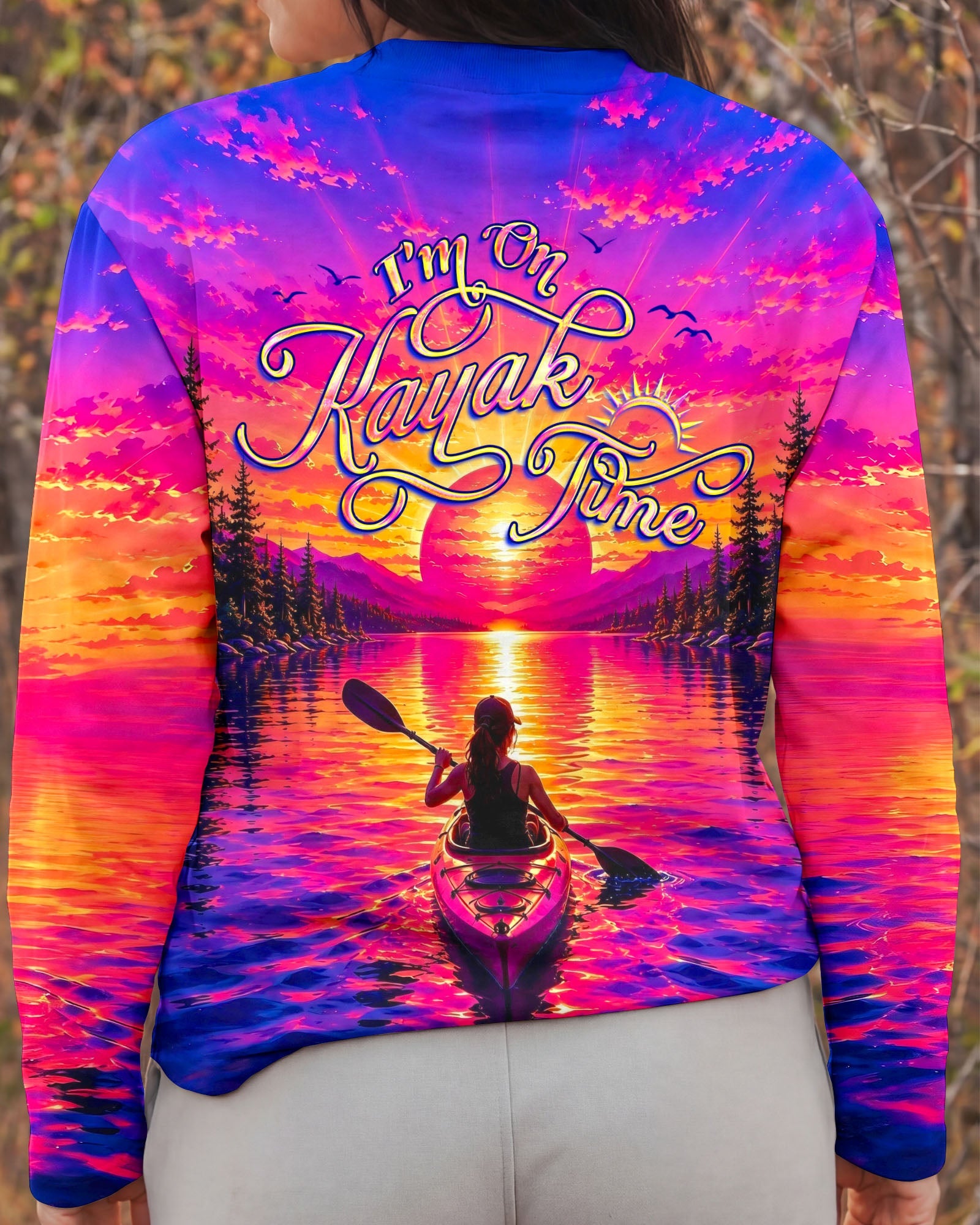 I'M ON KAYAK TIME SUNSET ALL OVER PRINT   - TLHG2805262