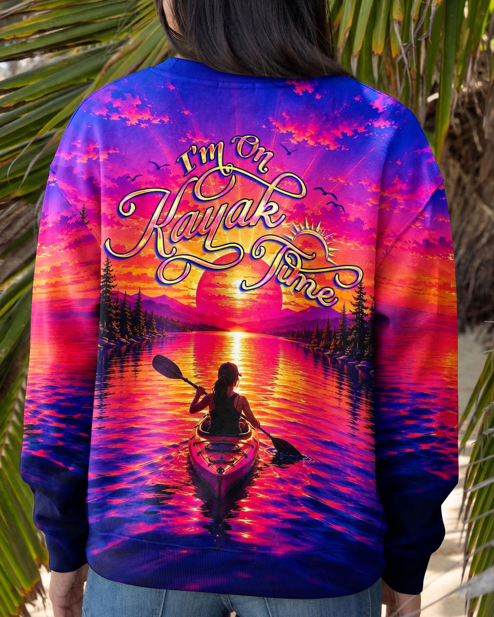 I'M ON KAYAK TIME SUNSET ALL OVER PRINT   - TLHG2805262