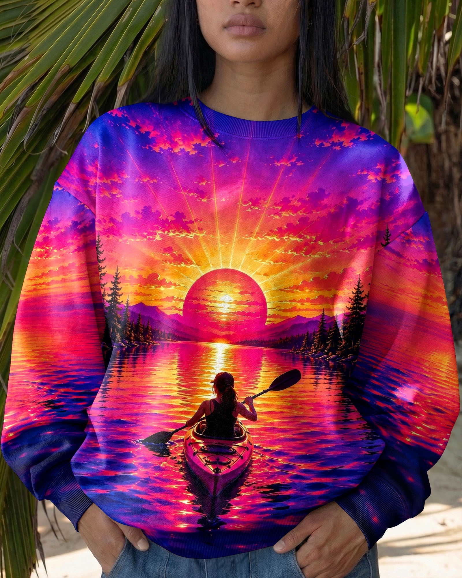 I'M ON KAYAK TIME SUNSET ALL OVER PRINT   - TLHG2805262