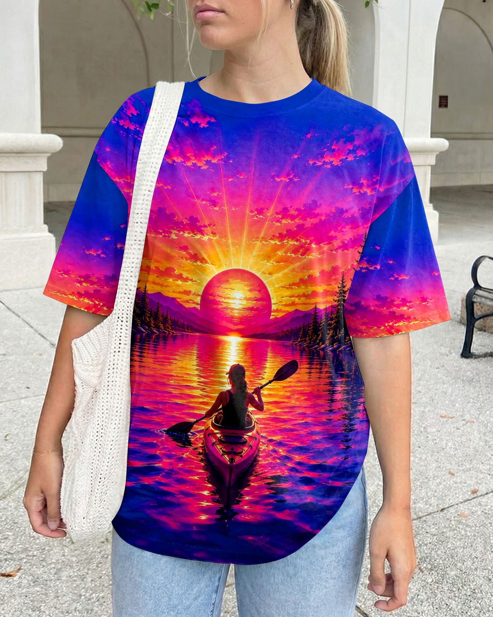 I'M ON KAYAK TIME SUNSET ALL OVER PRINT   - TLHG2805262