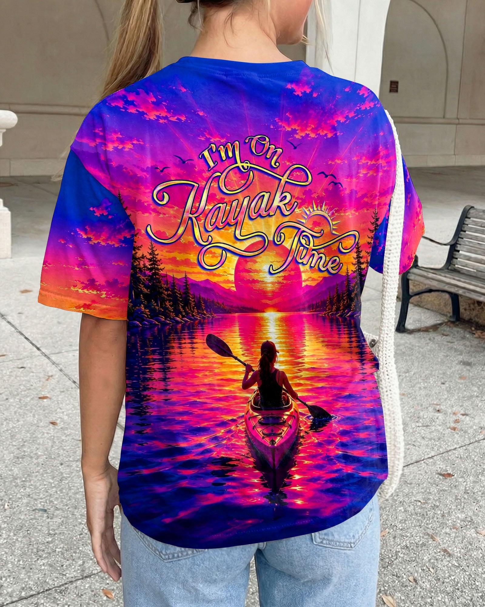 I'M ON KAYAK TIME SUNSET ALL OVER PRINT   - TLHG2805262