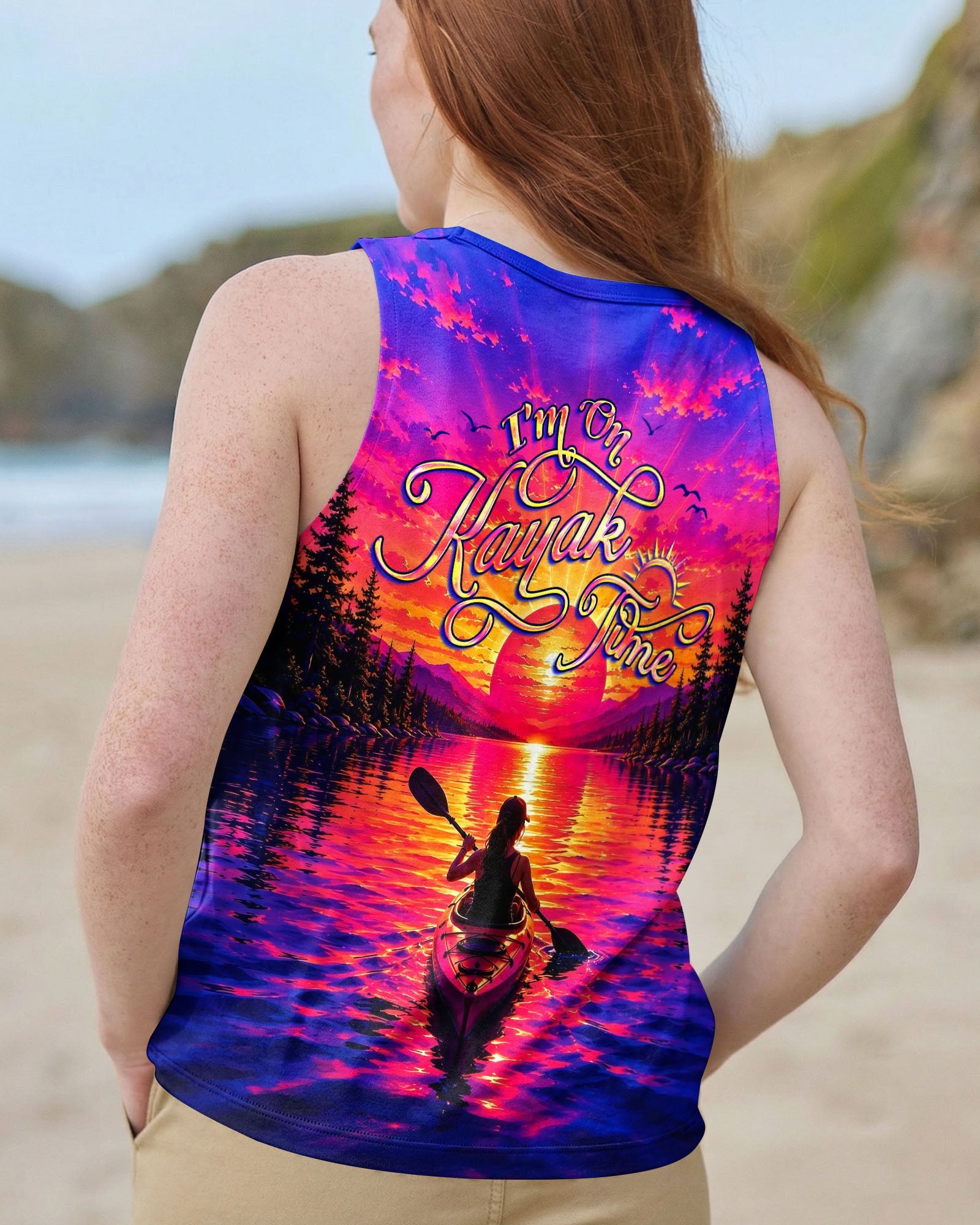 I'M ON KAYAK TIME SUNSET ALL OVER PRINT   - TLHG2805262