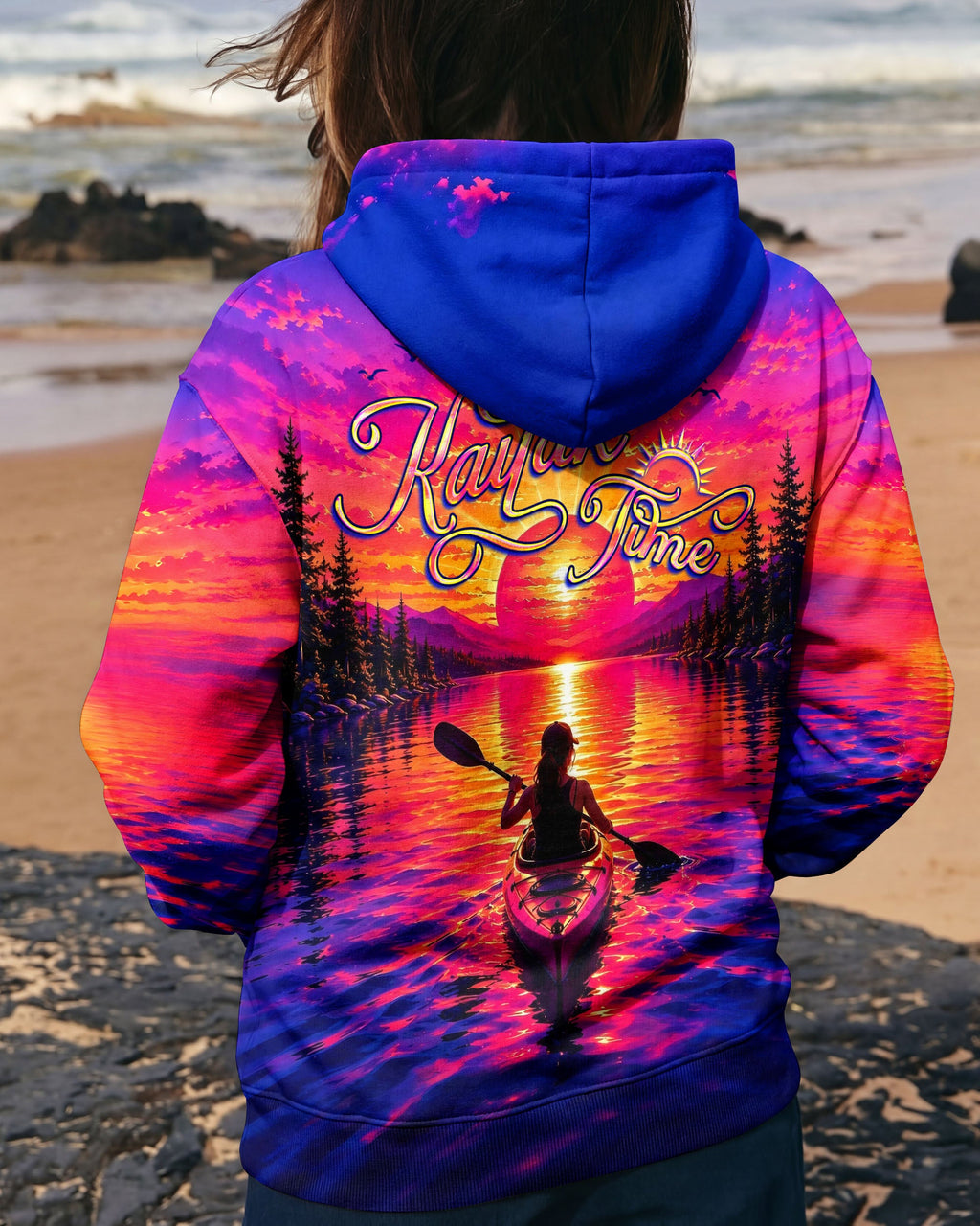 I'M ON KAYAK TIME SUNSET ALL OVER PRINT   - TLHG2805262