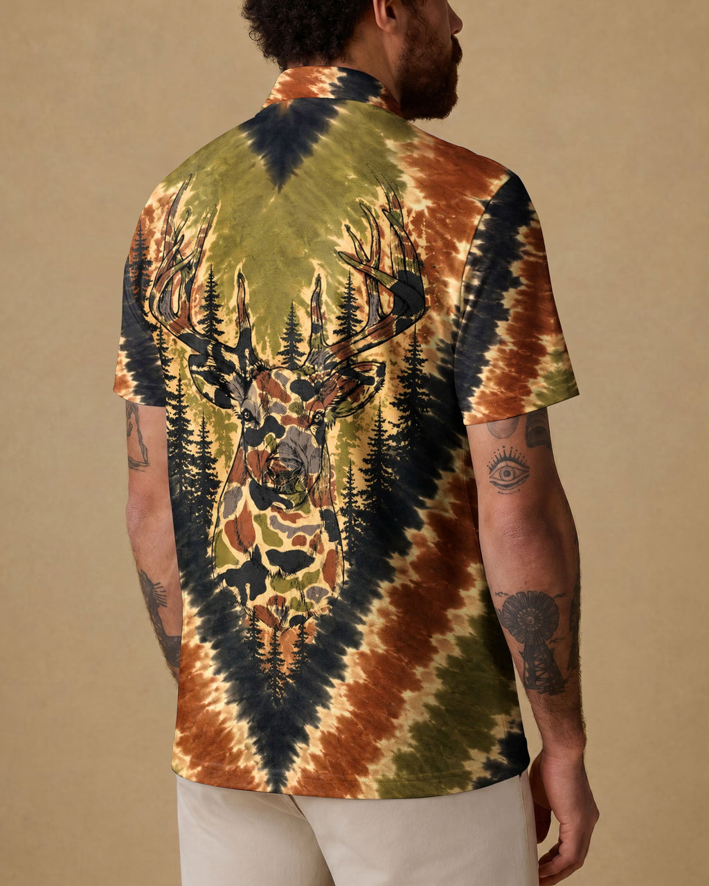 DEER HUNTING CAMOUFLAGE V PATTERN ALL OVER PRINT  - TLHN0607262